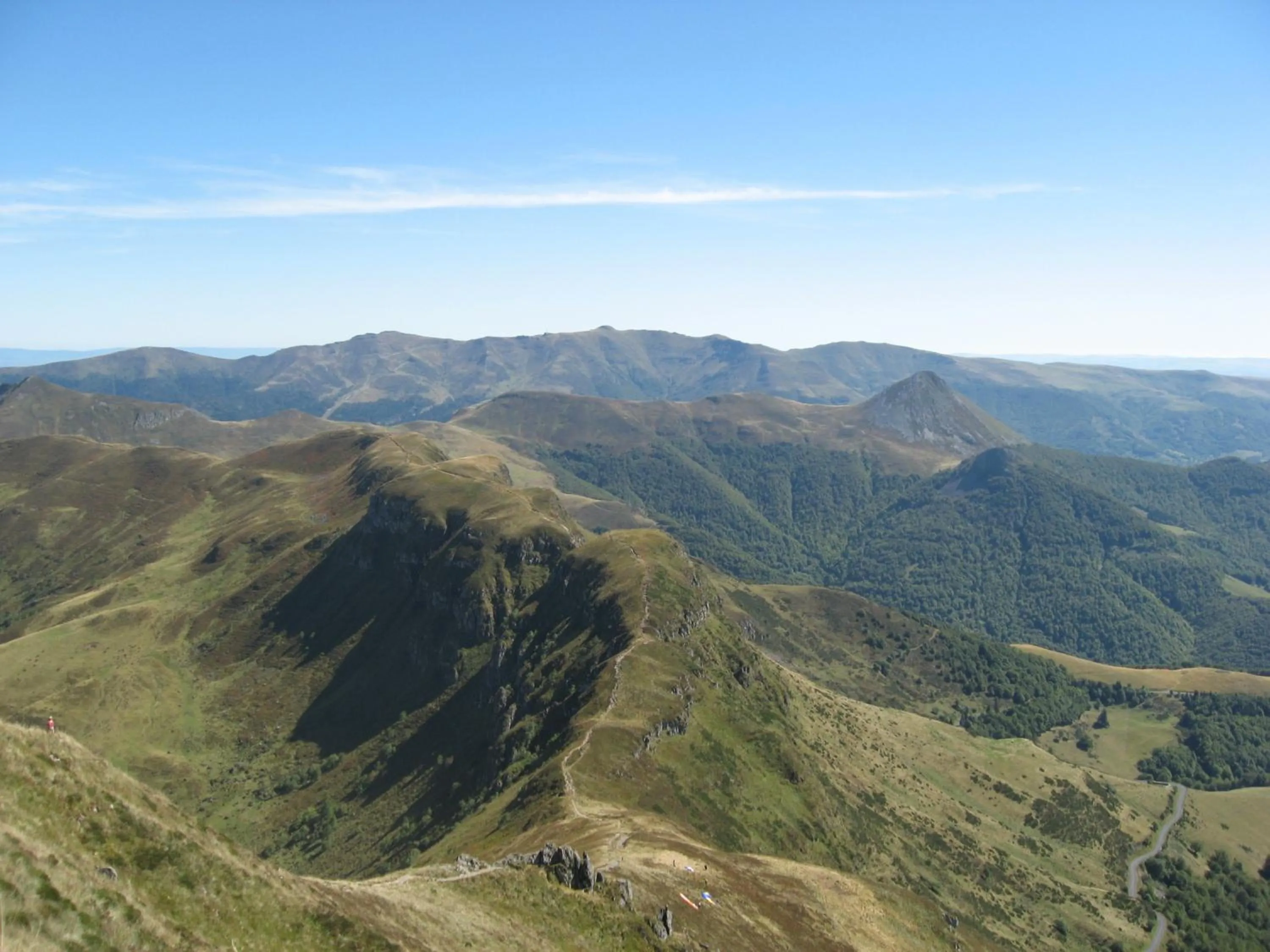Bird's eye view, Mountain View in Auv'hôtel