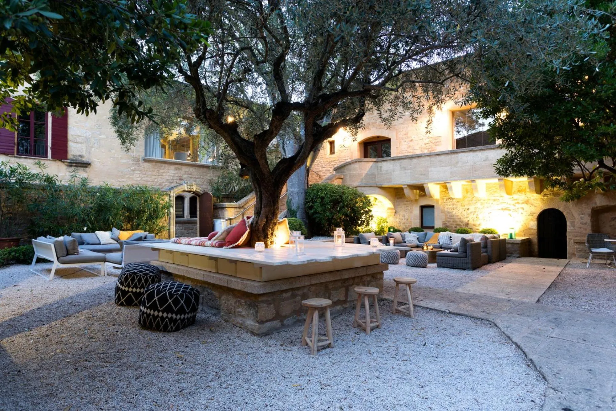 Patio in Le Vieux Castillon