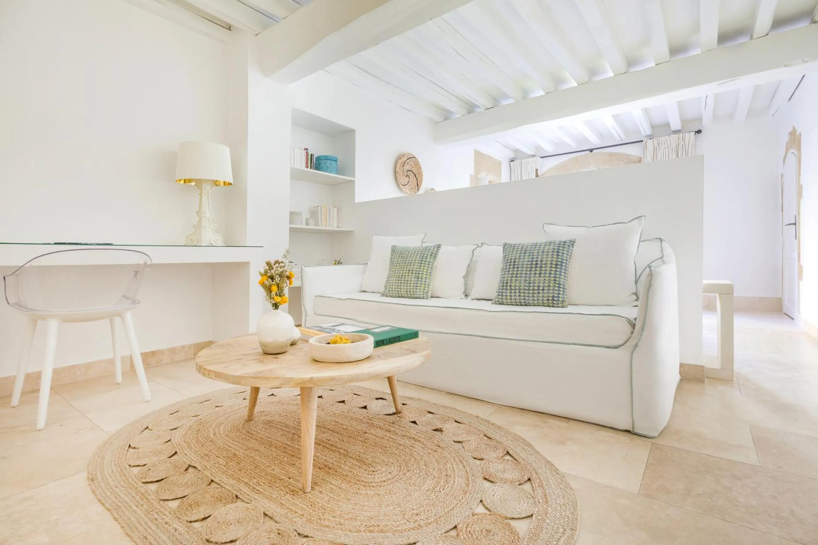 Seating area in Le Vieux Castillon