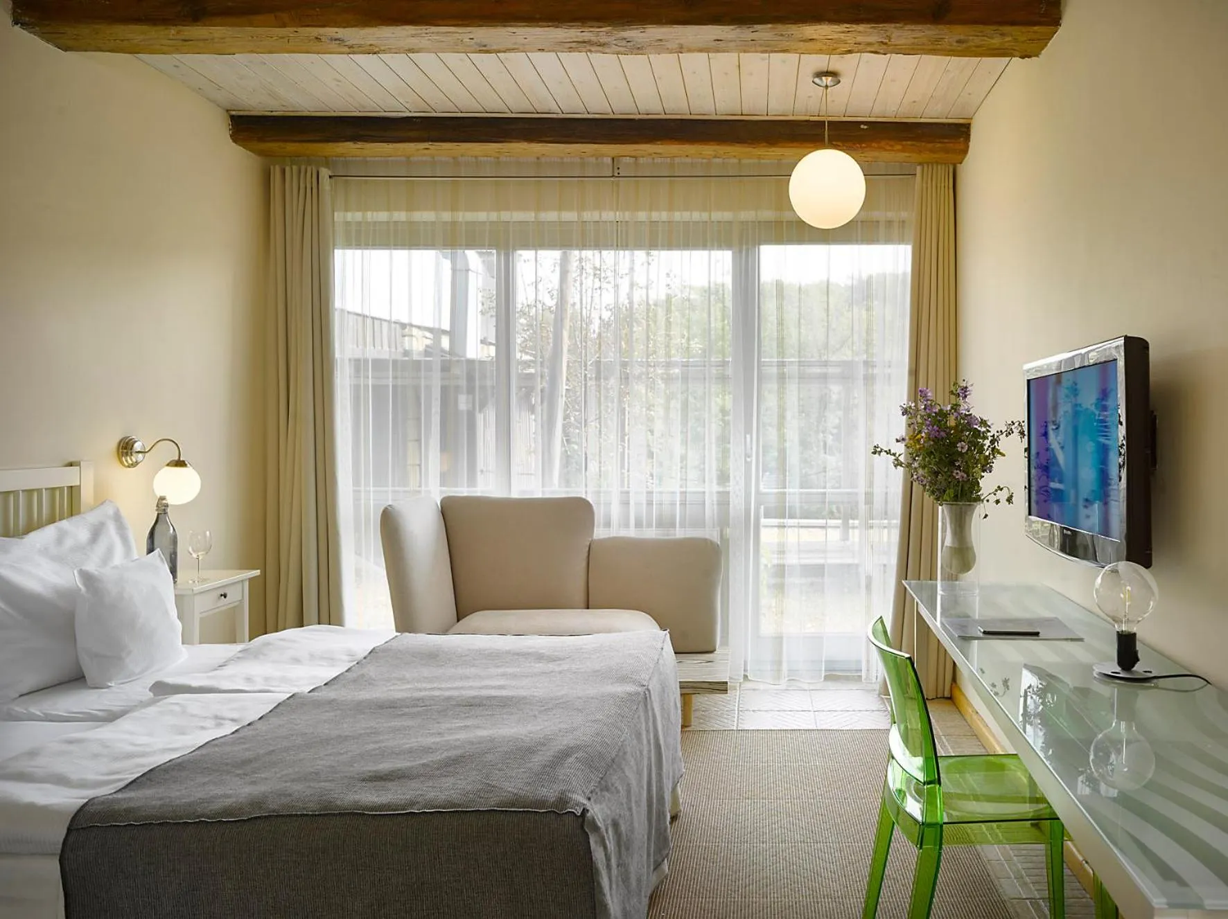 Bedroom, Bed in Hotel La Romantica