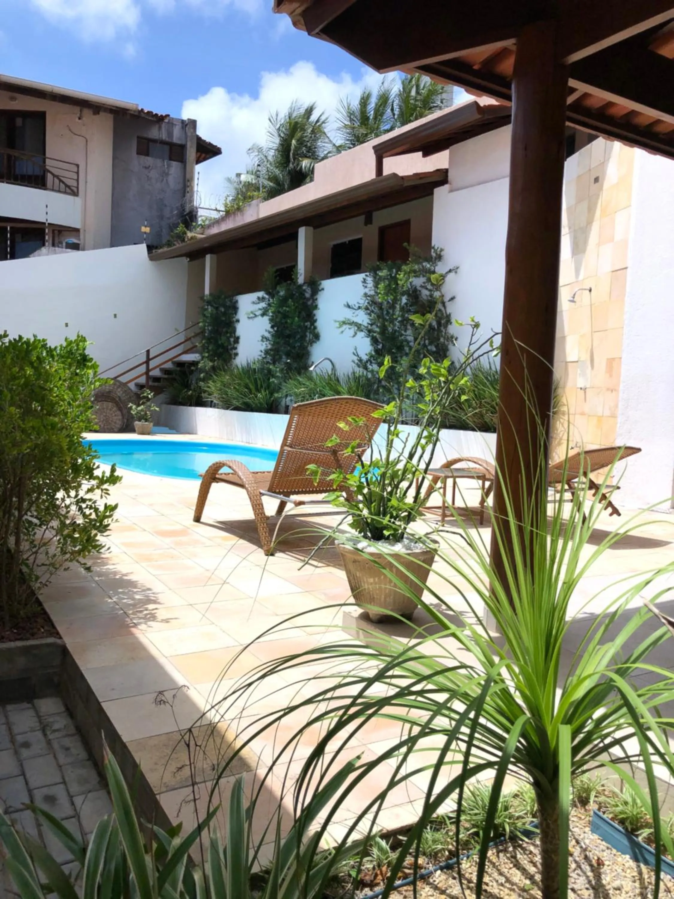 Swimming pool in Pousada Mar e Brisa