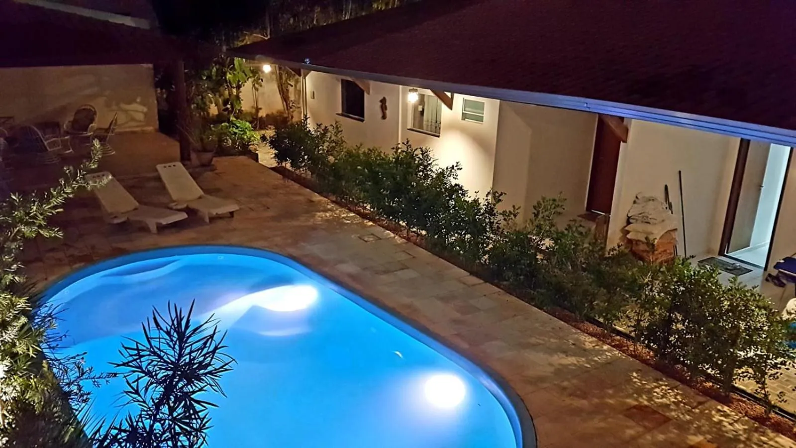 Pool view in Pousada Mar e Brisa