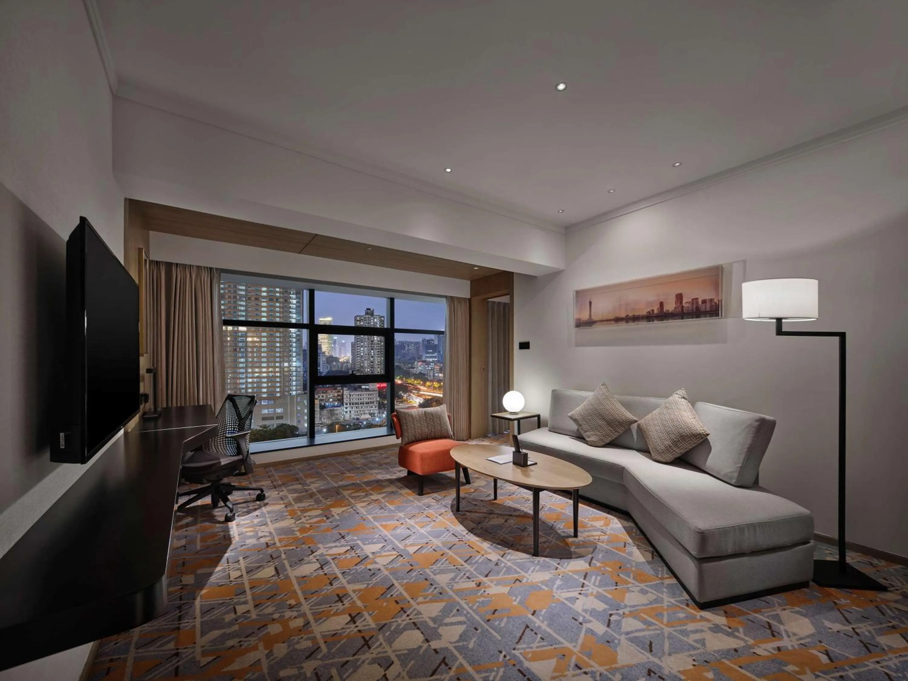 Living room in Hilton Garden Inn Guangzhou Tianhe