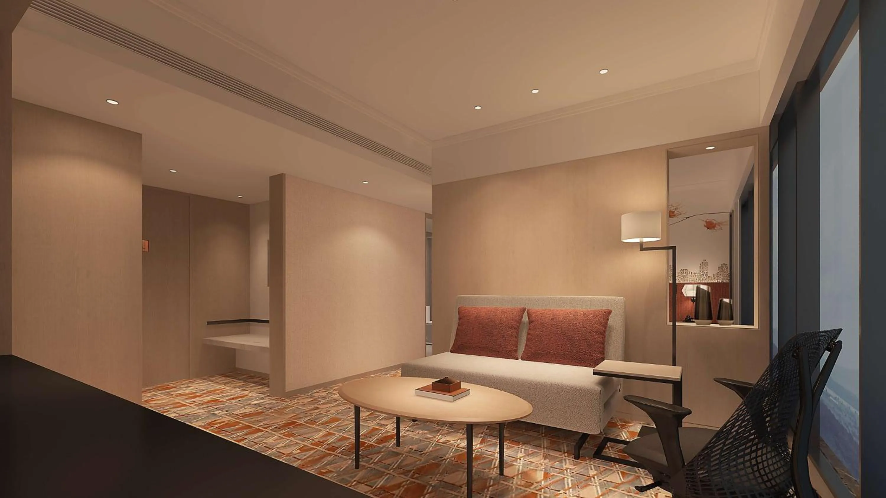 Living room in Hilton Garden Inn Guangzhou Tianhe