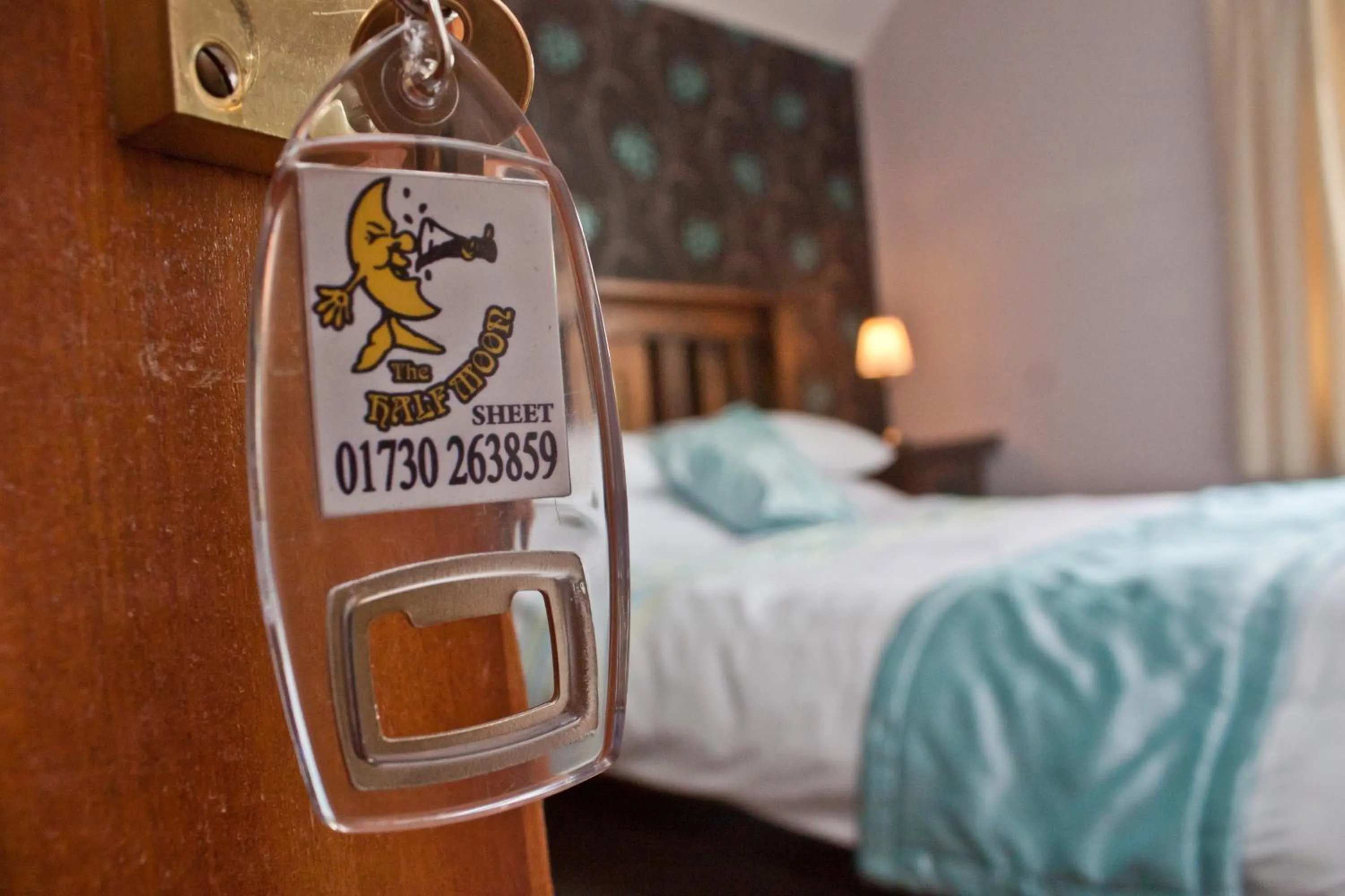 Decorative detail, Bed in The Half Moon