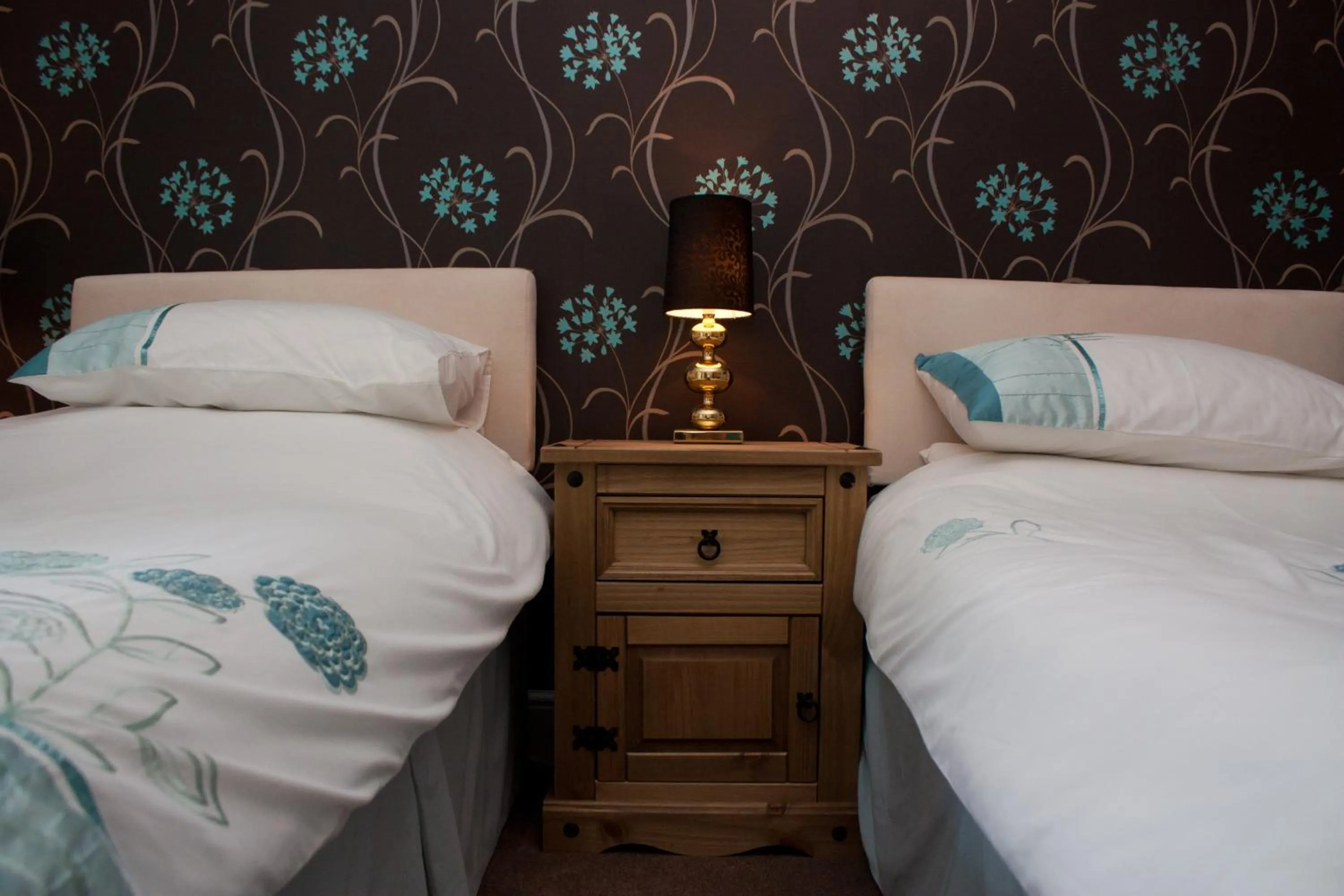 Decorative detail, Bed in The Half Moon