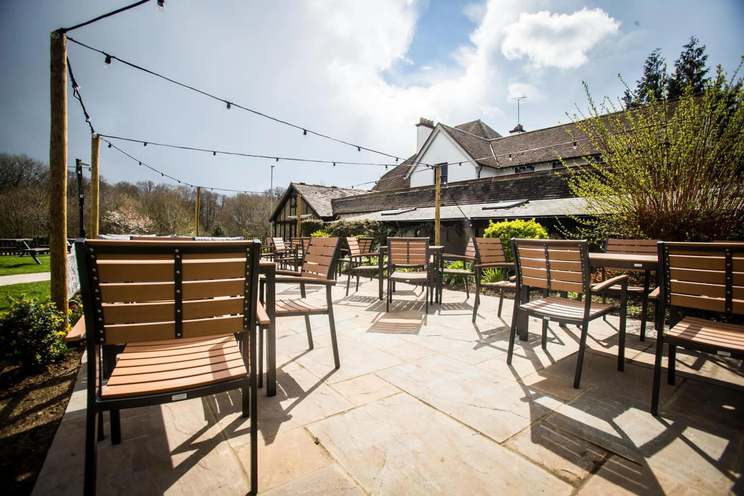 Patio in The Half Moon