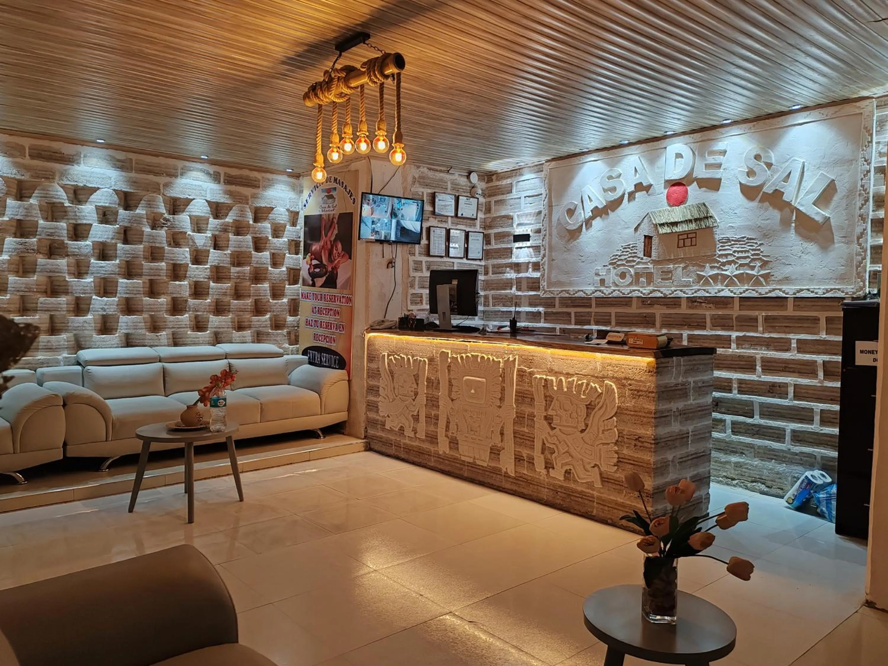Lobby or reception in Casa de Sal - Salt Hotel