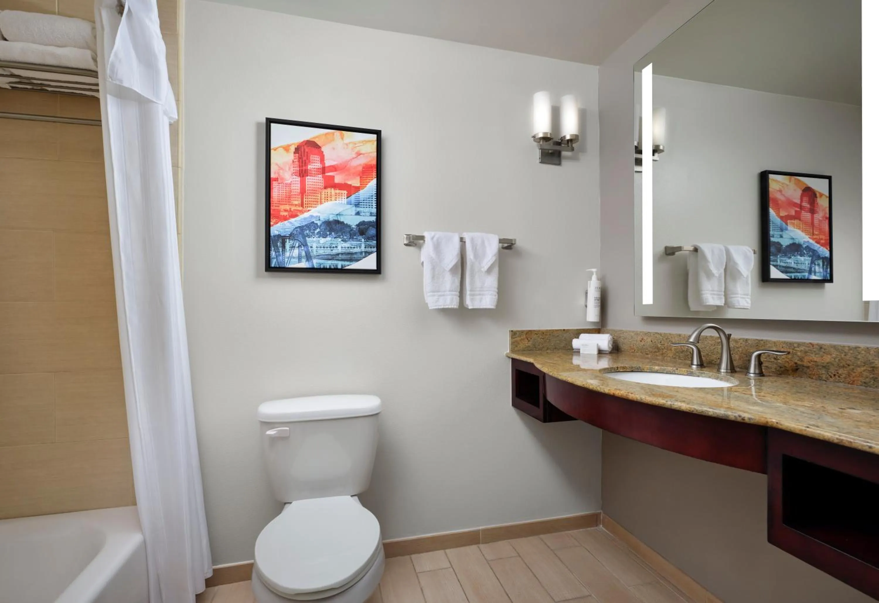 Toilet in Hilton Garden Inn Shreveport Bossier City