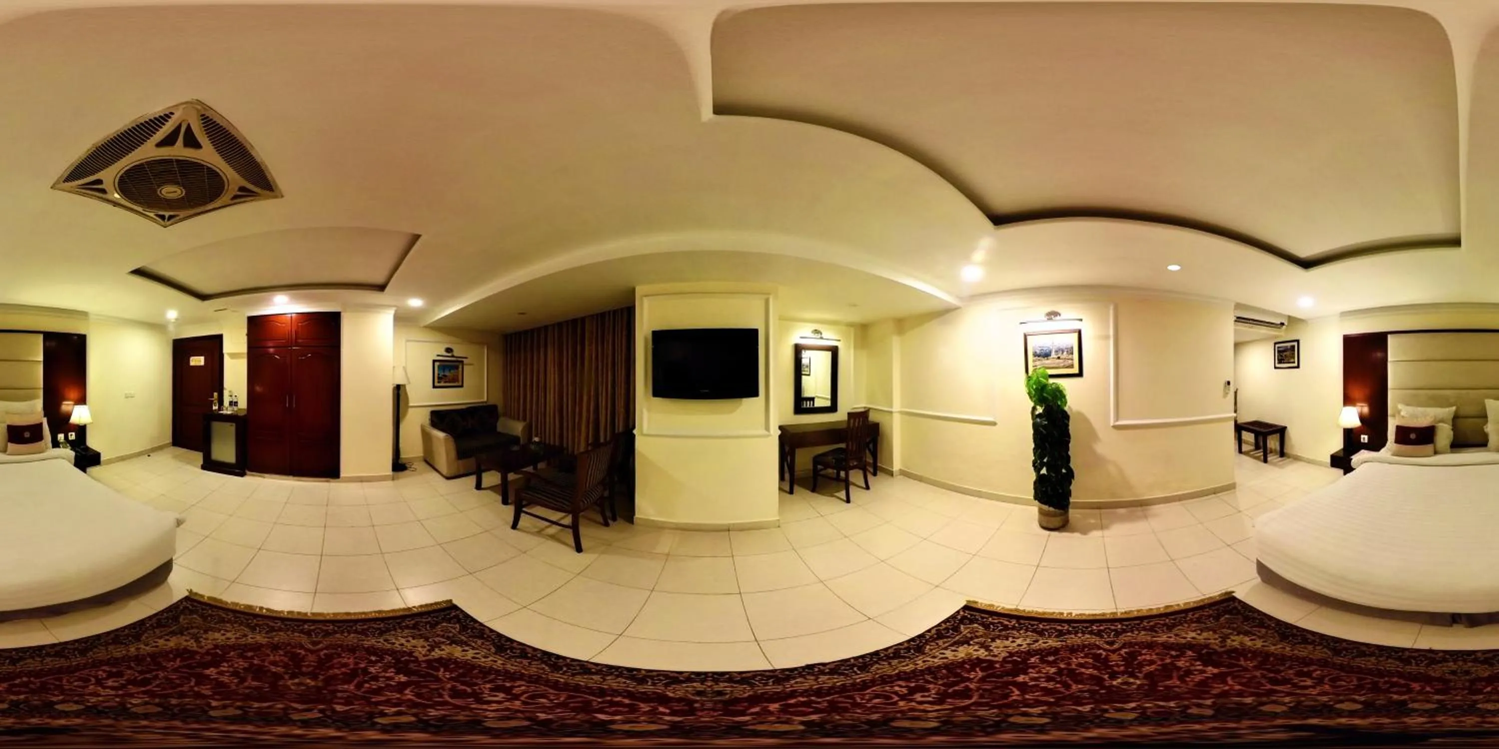 Living room in Heaven Hotel