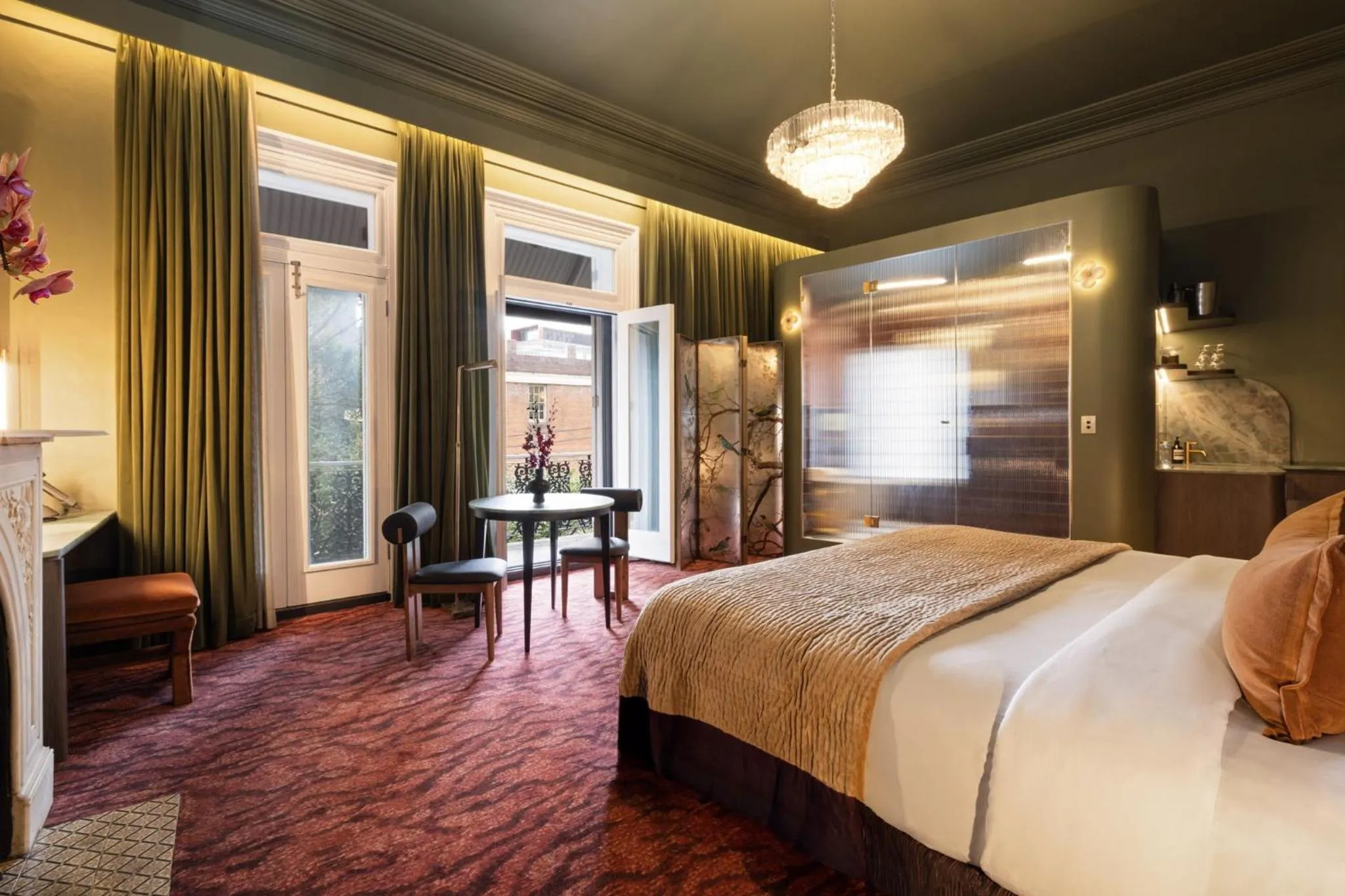 Bed in Medusa Hotel Sydney