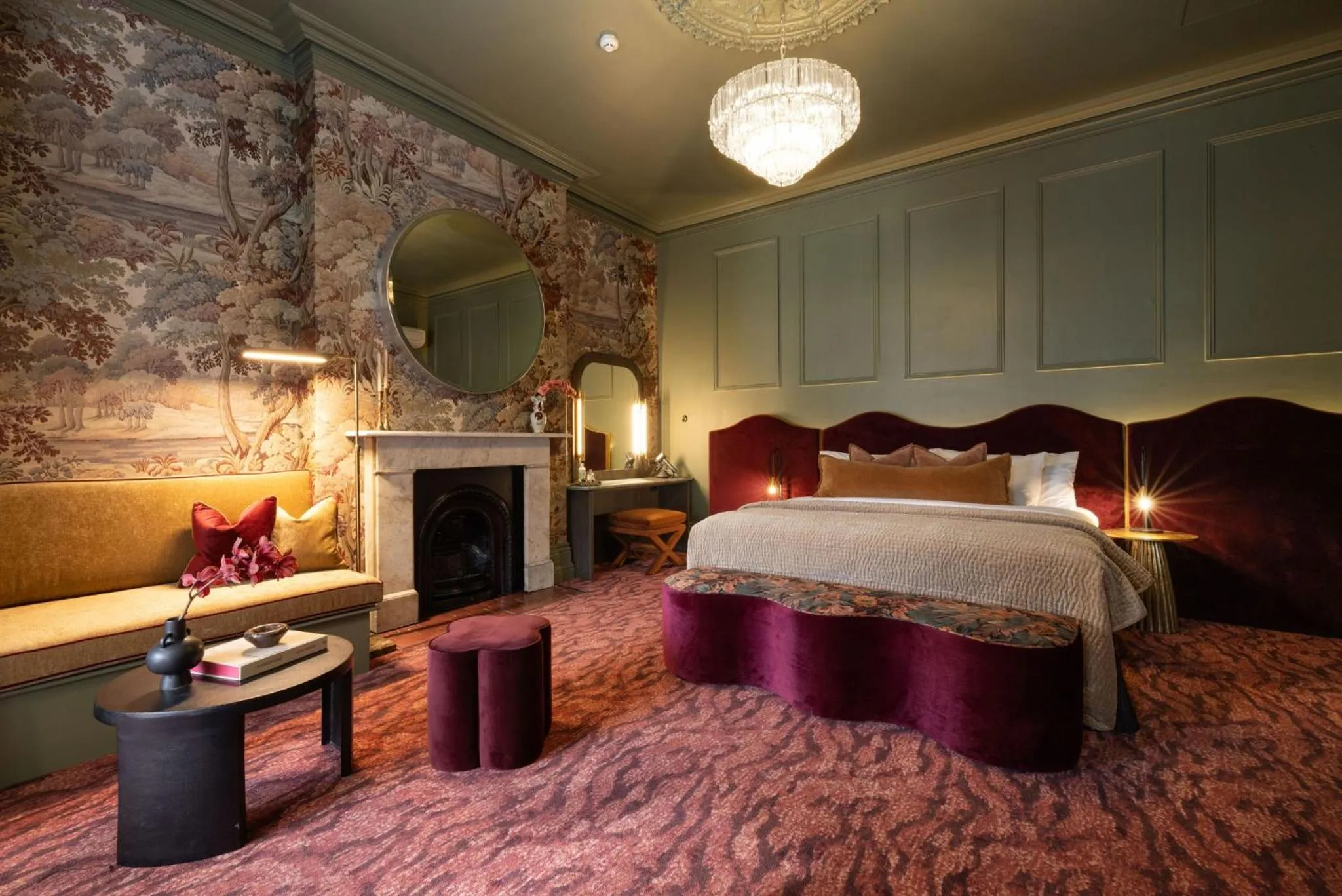 Bed in Medusa Hotel Sydney