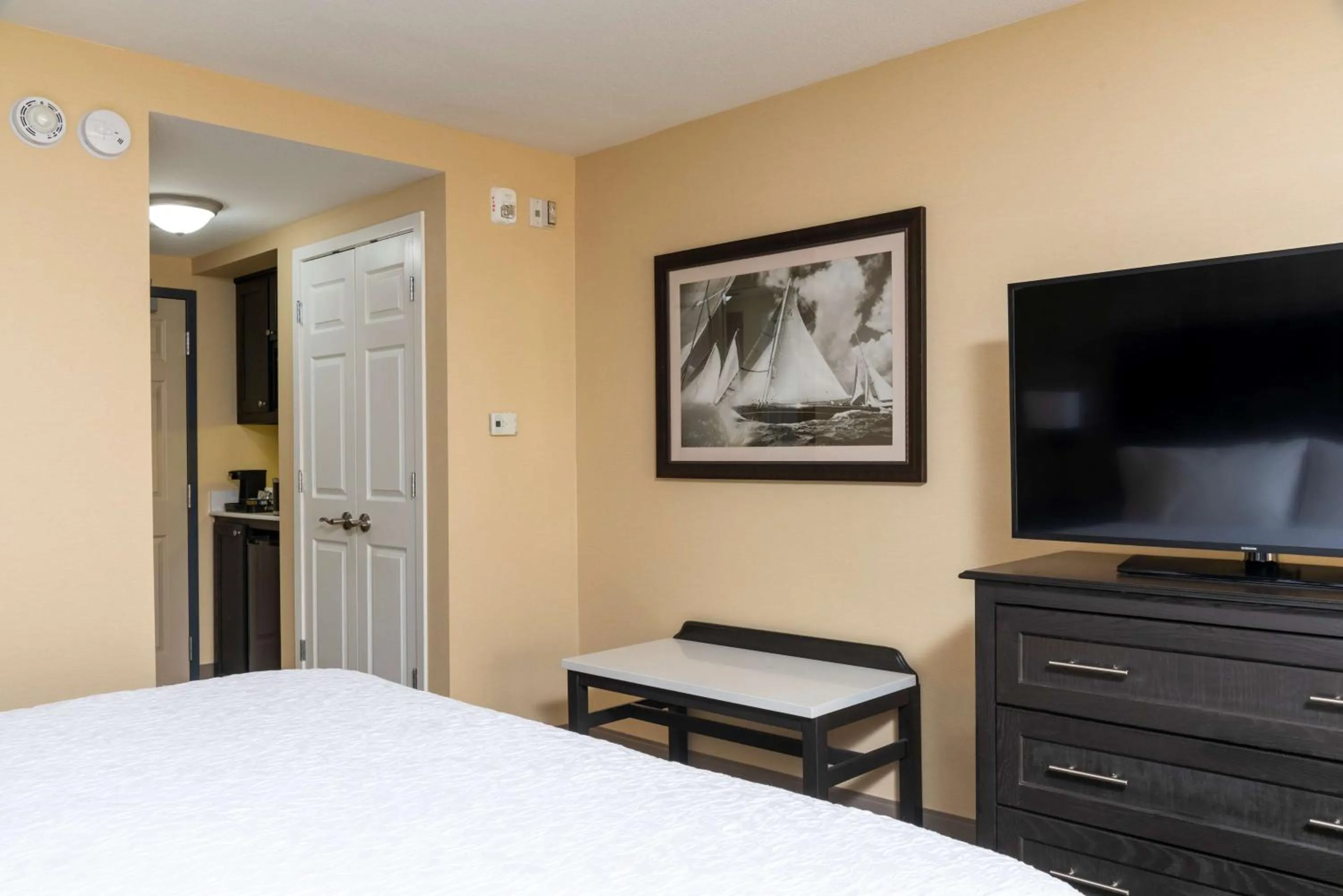 Bedroom, Bed in Hampton Inn Holland