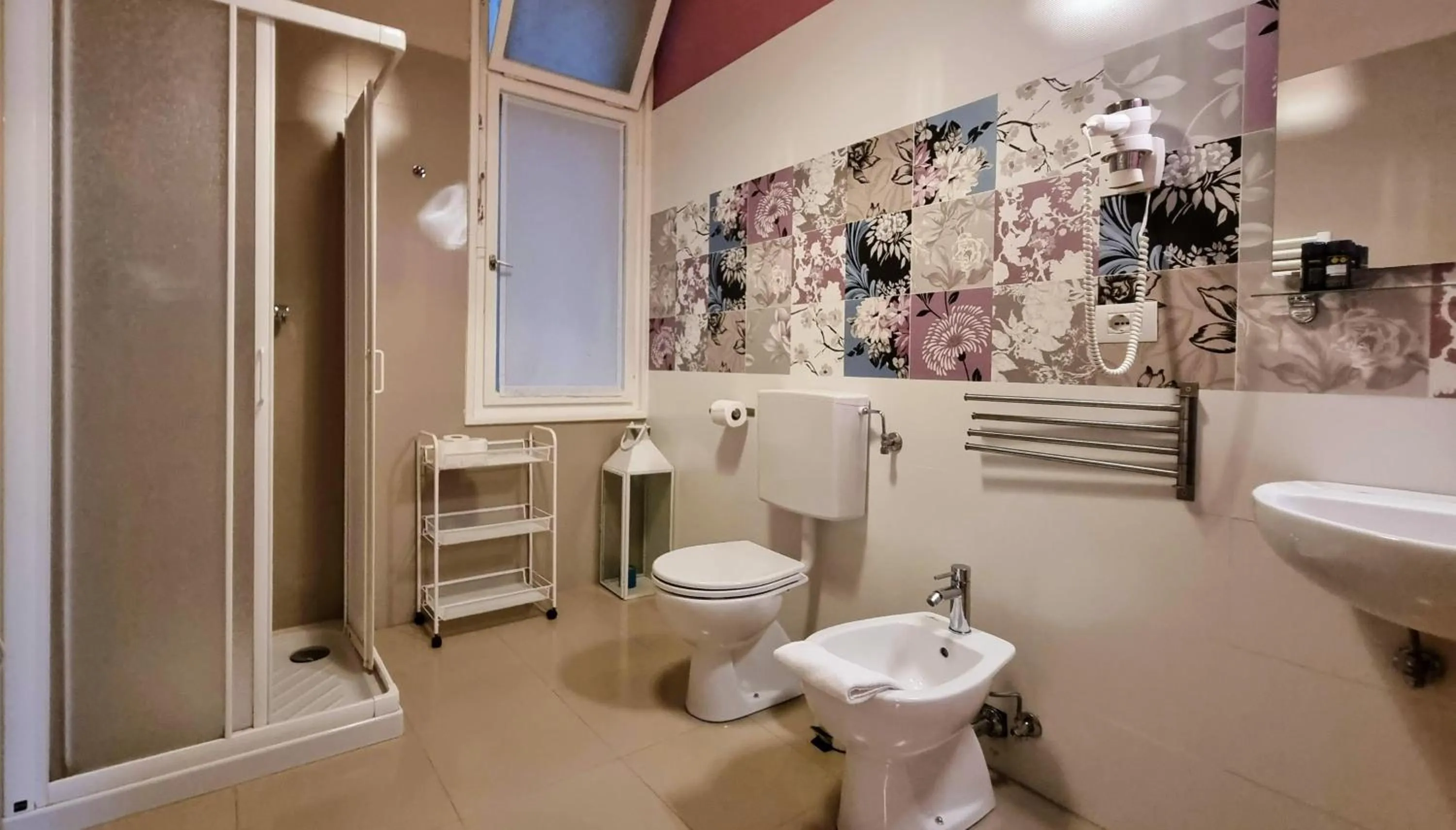 Shower in Locanda Al Volo Tor Bandena