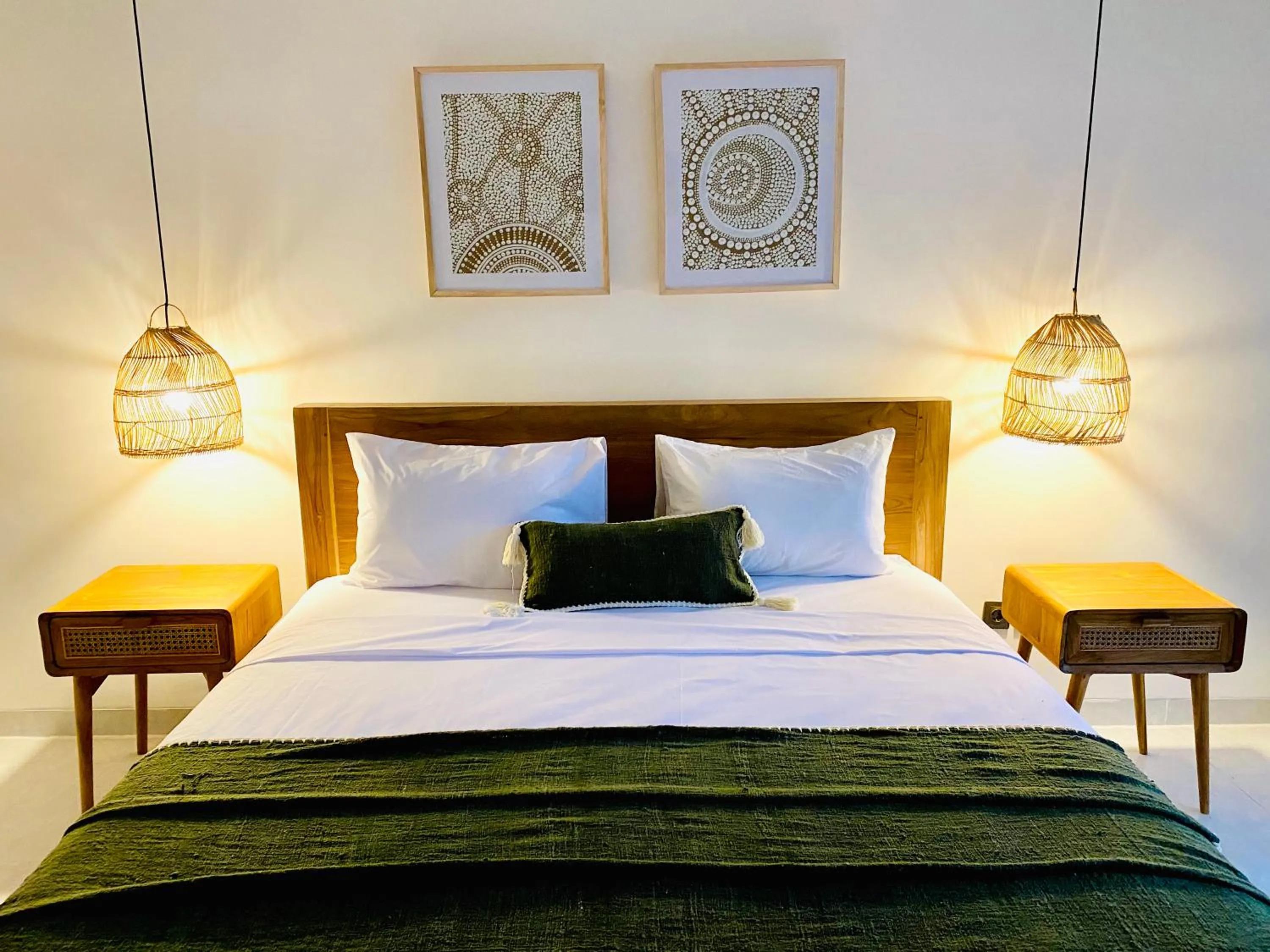 Bed in The Hideaway Canggu