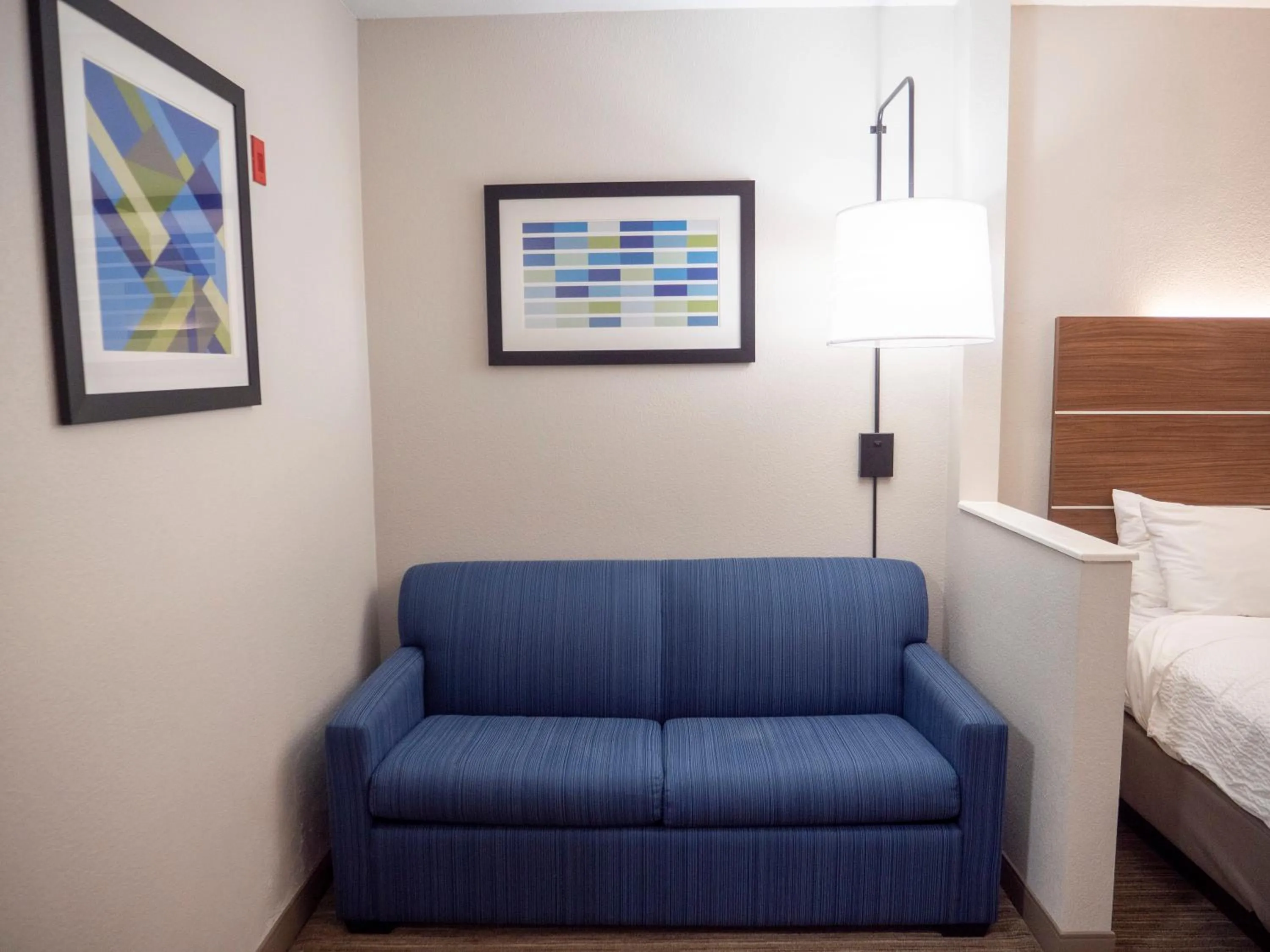 Living room, Bed in Holiday Inn Express & Suites Greenville Airport i85 by IHG