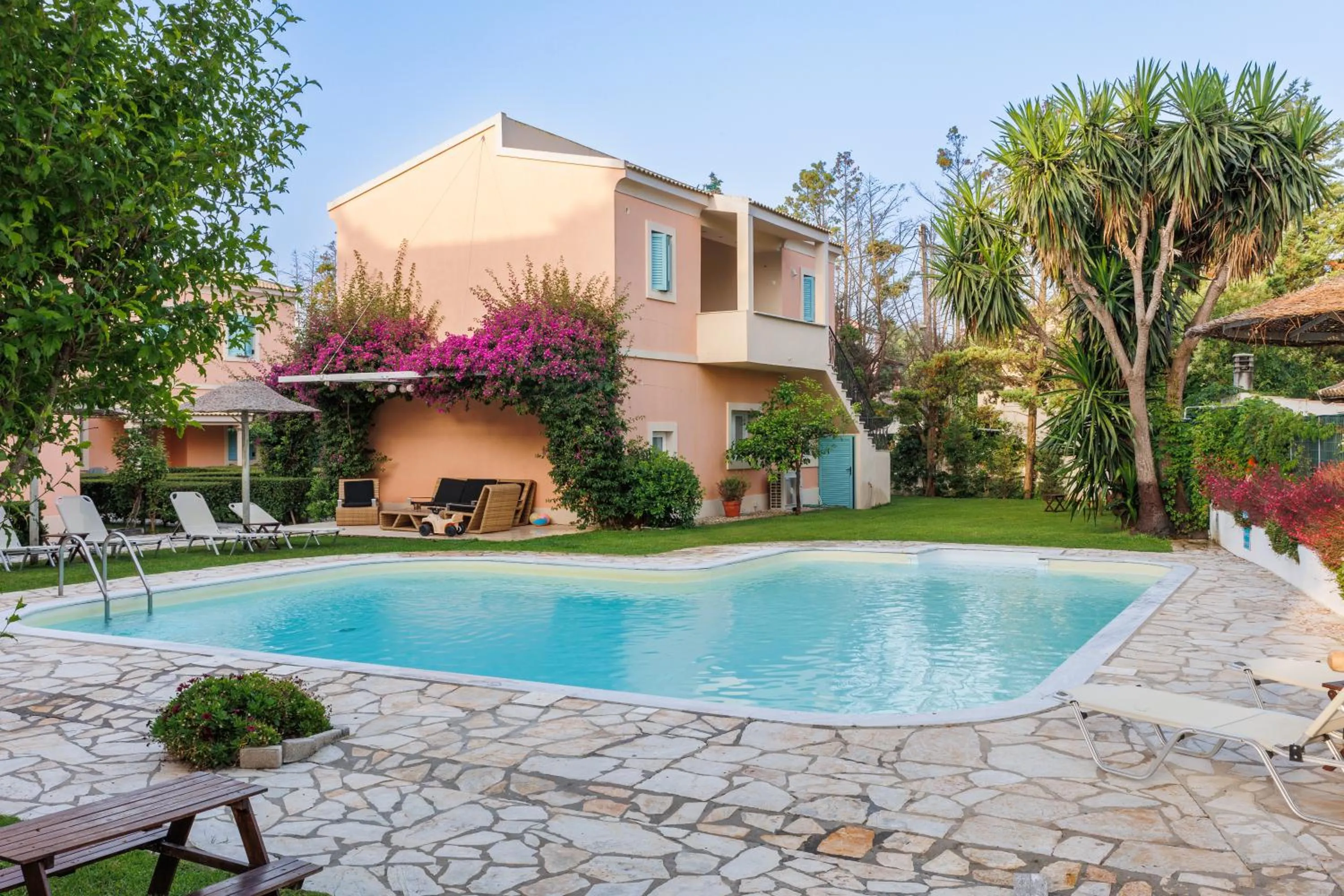 Garden view in Satori Boutique Hotel
