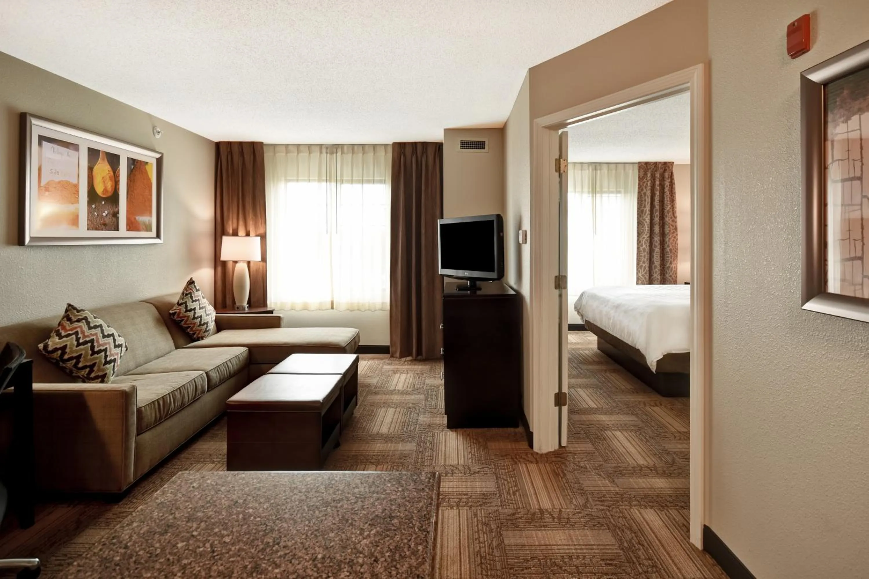 Photo of the whole room, Bed in Staybridge Suites Grand Rapids-Kentwood by IHG
