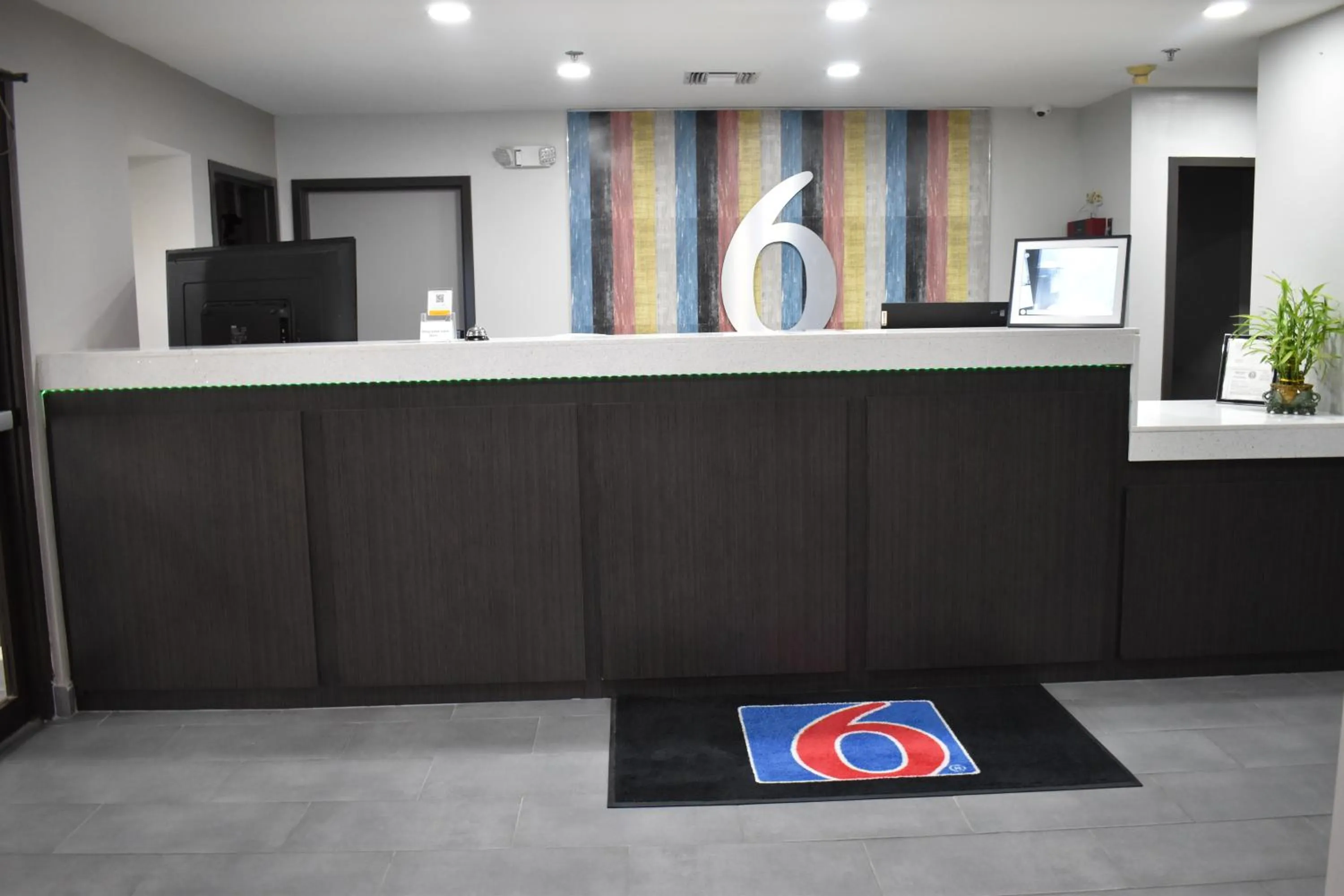 Lobby or reception in Motel 6-Brenham, TX