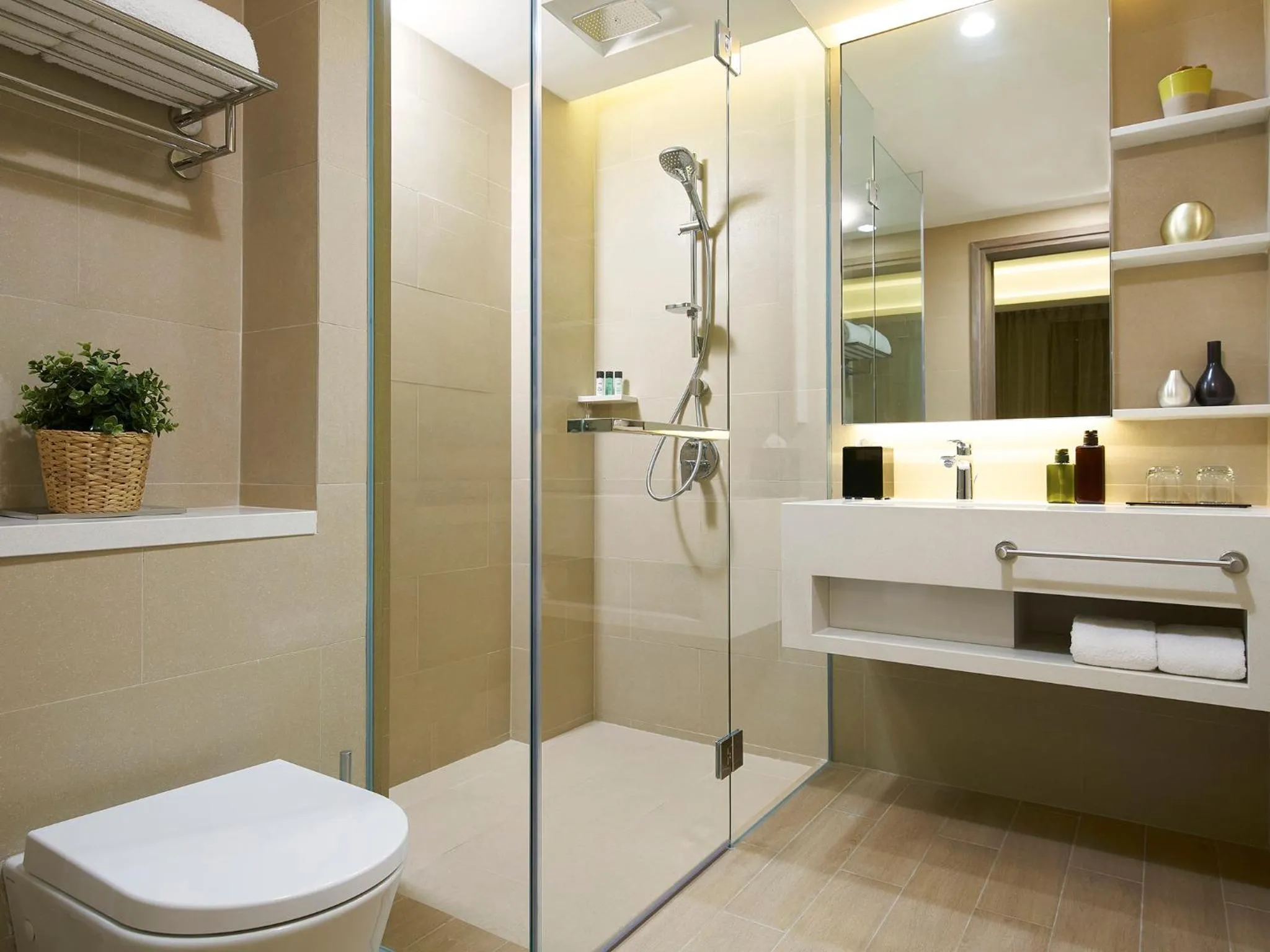 Bathroom in Oasia Residence Singapore by Far East Hospitality
