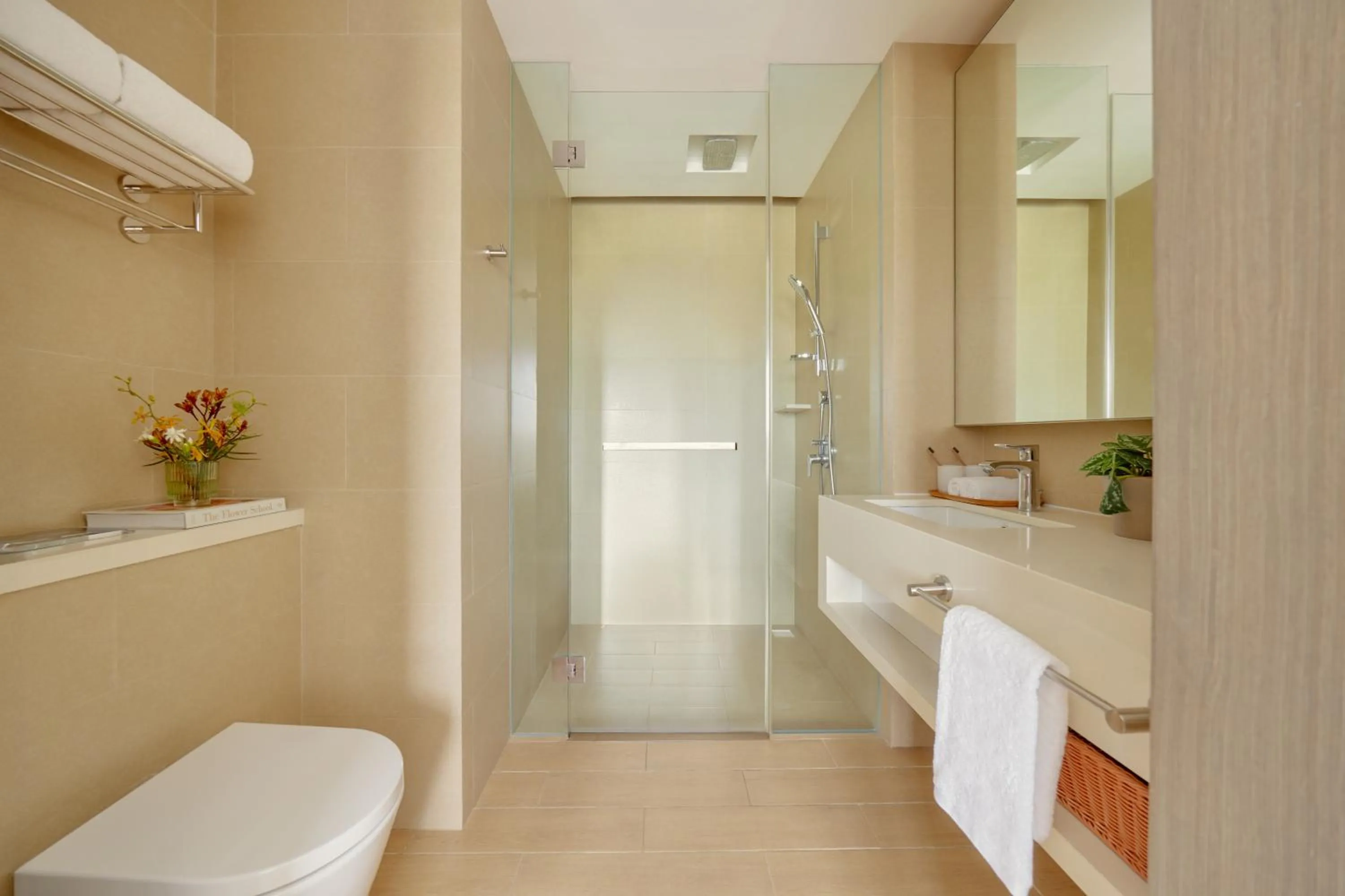 Shower in Oasia Residence Singapore by Far East Hospitality