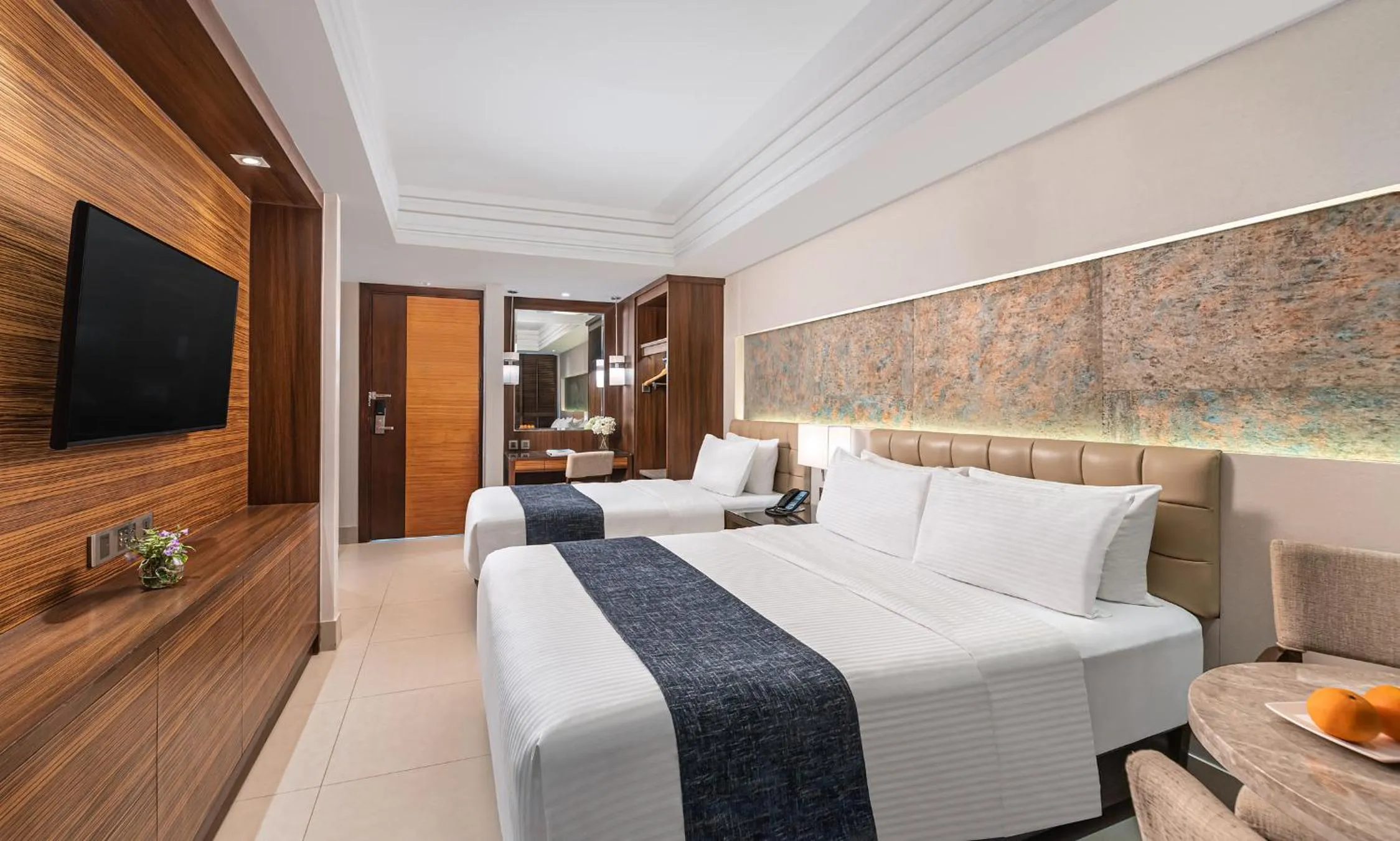 Bed in Henann Prime Beach Resort