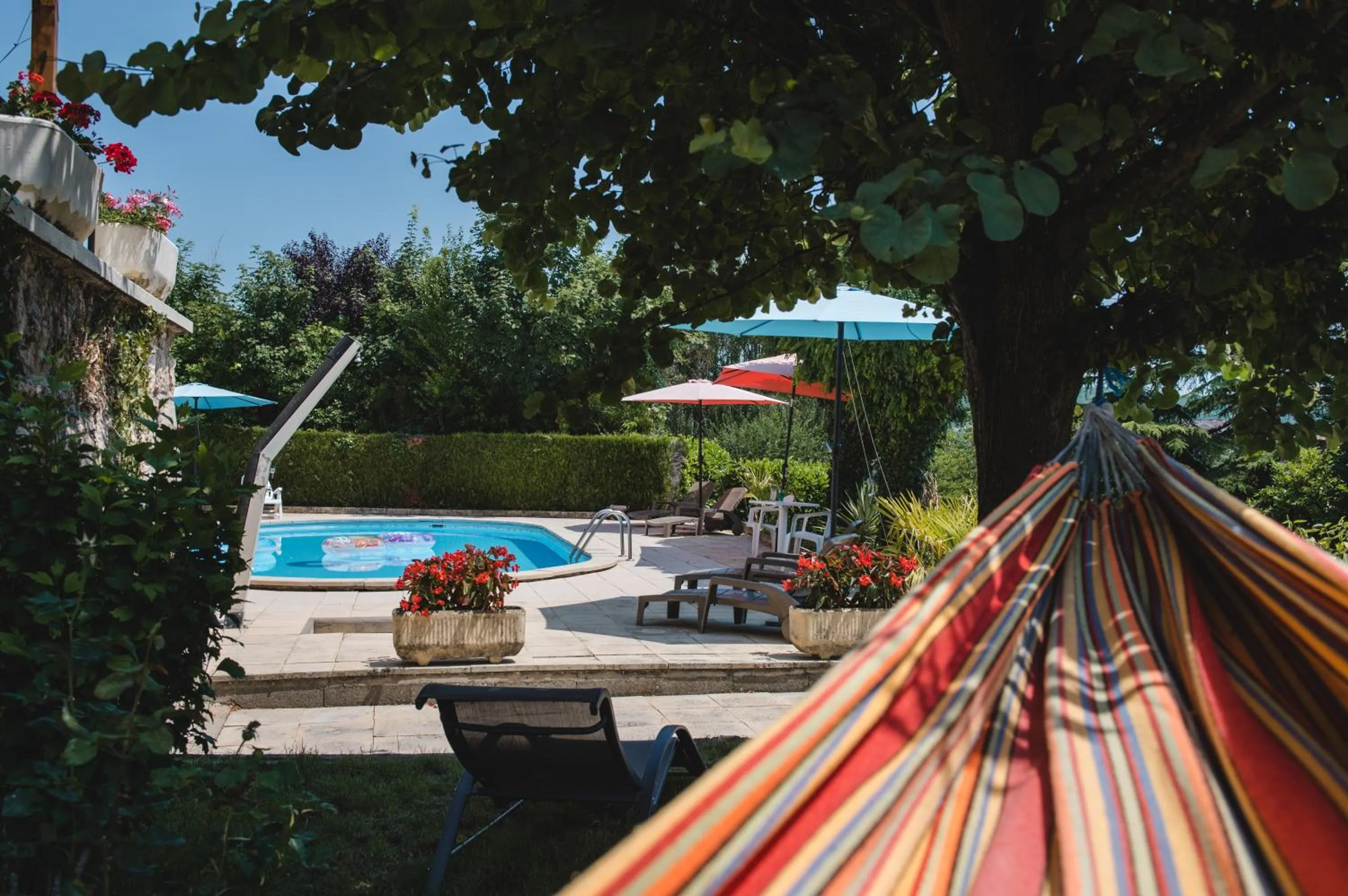 Patio in Hotel Belle Vue