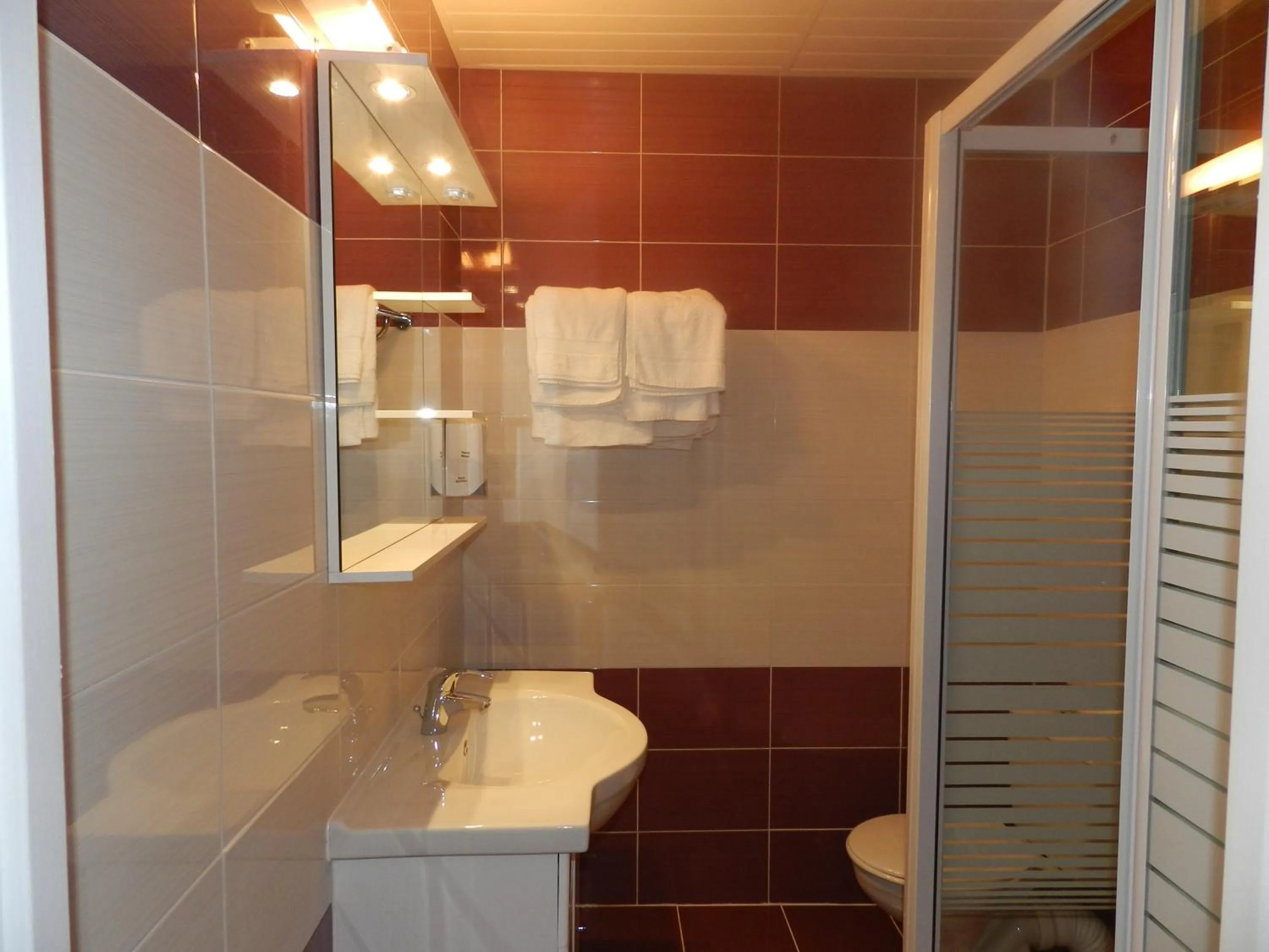 Bathroom in Hotel Belle Vue