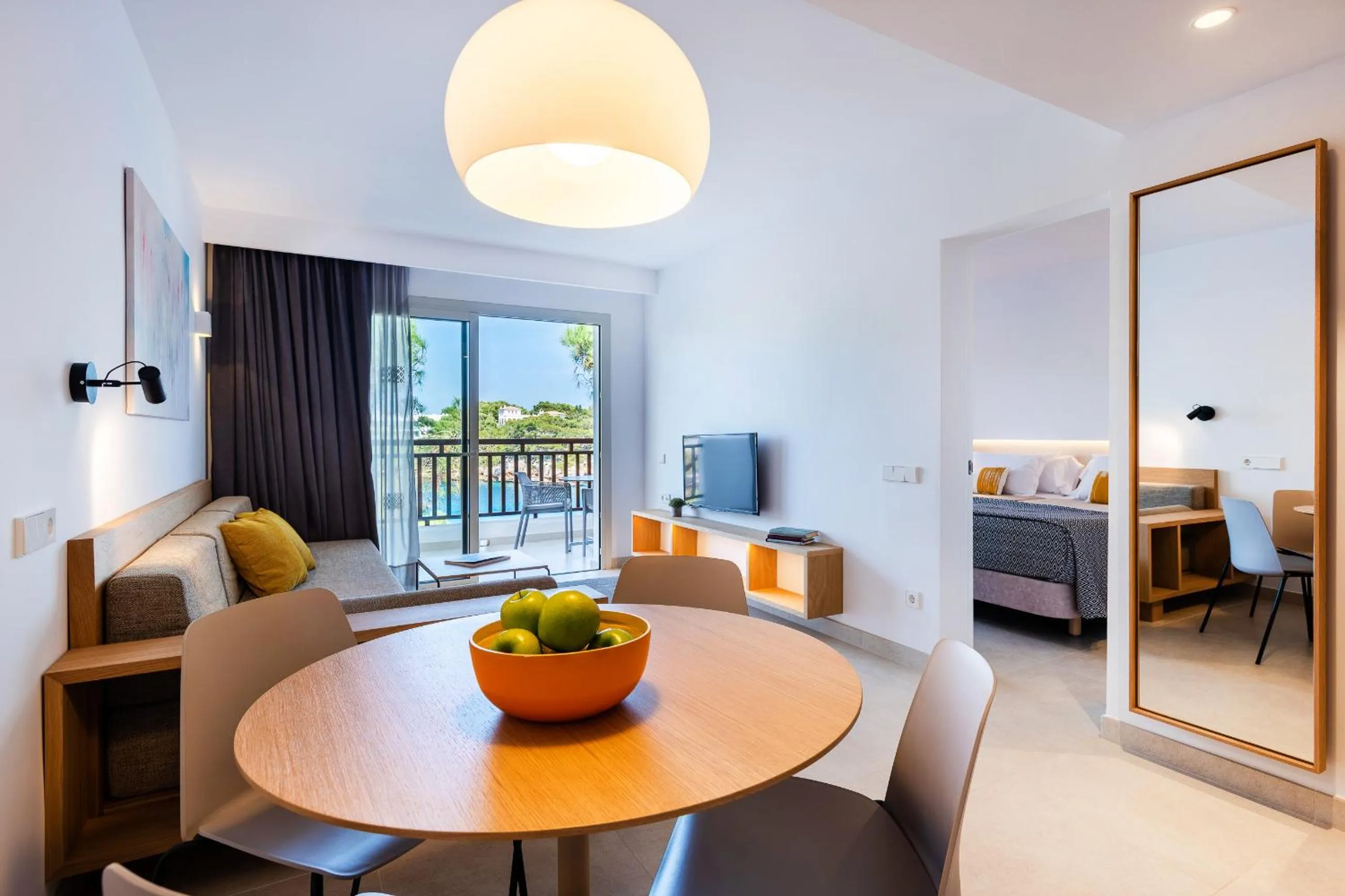 Living room, Bed in Inturotel Cala Azul