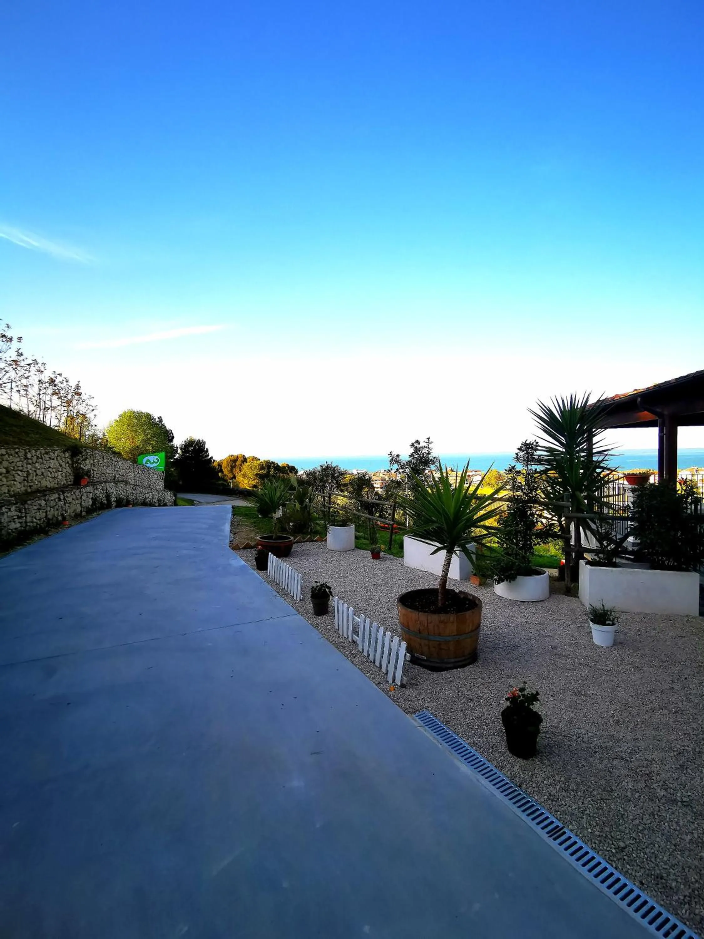 Natural landscape in B&B Villamarea