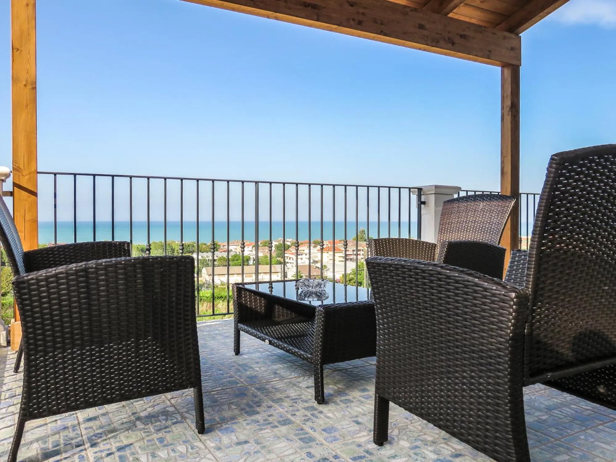 Balcony/Terrace in B&B Villamarea