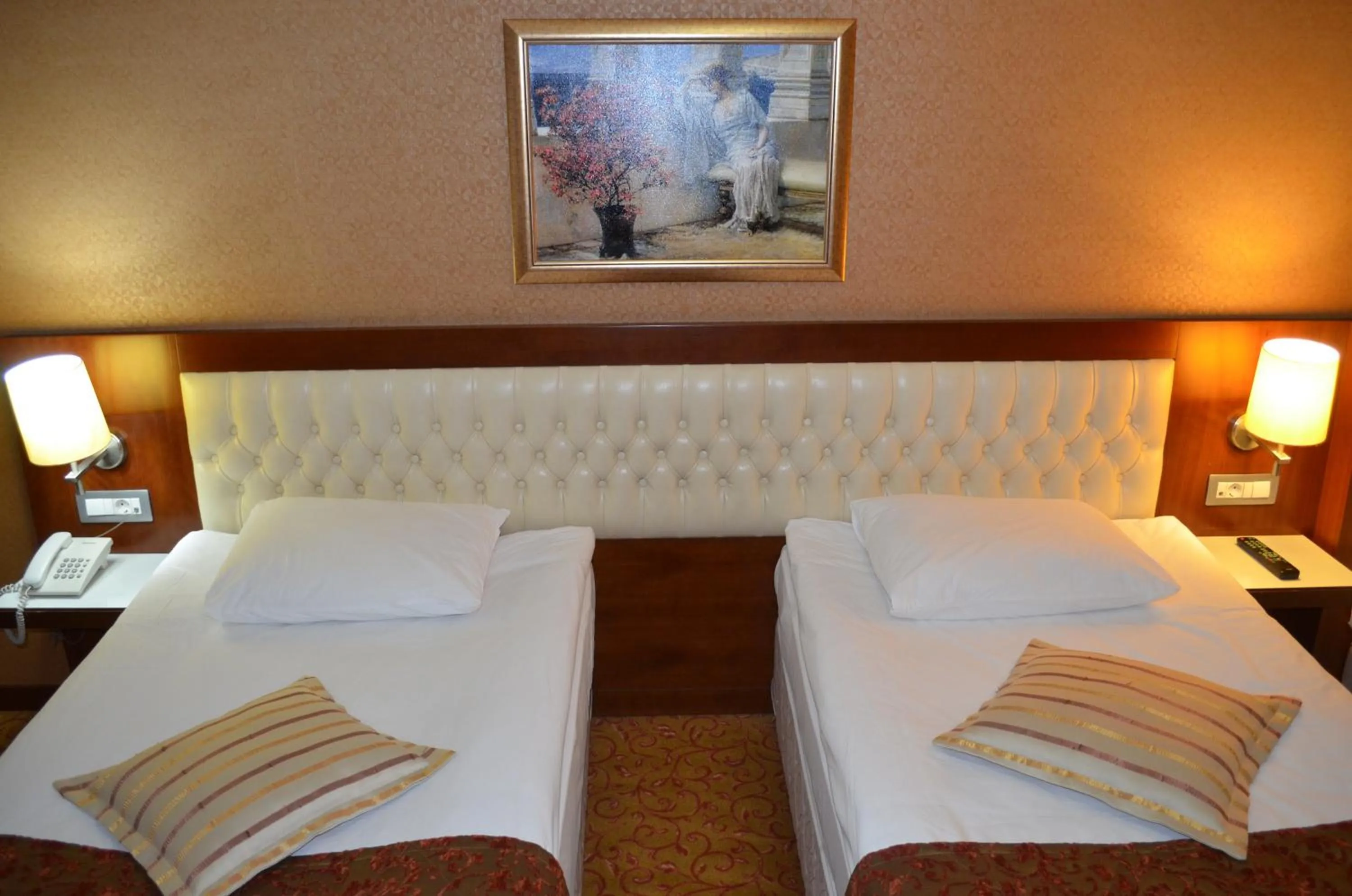 Bed in Yuksel Hotel