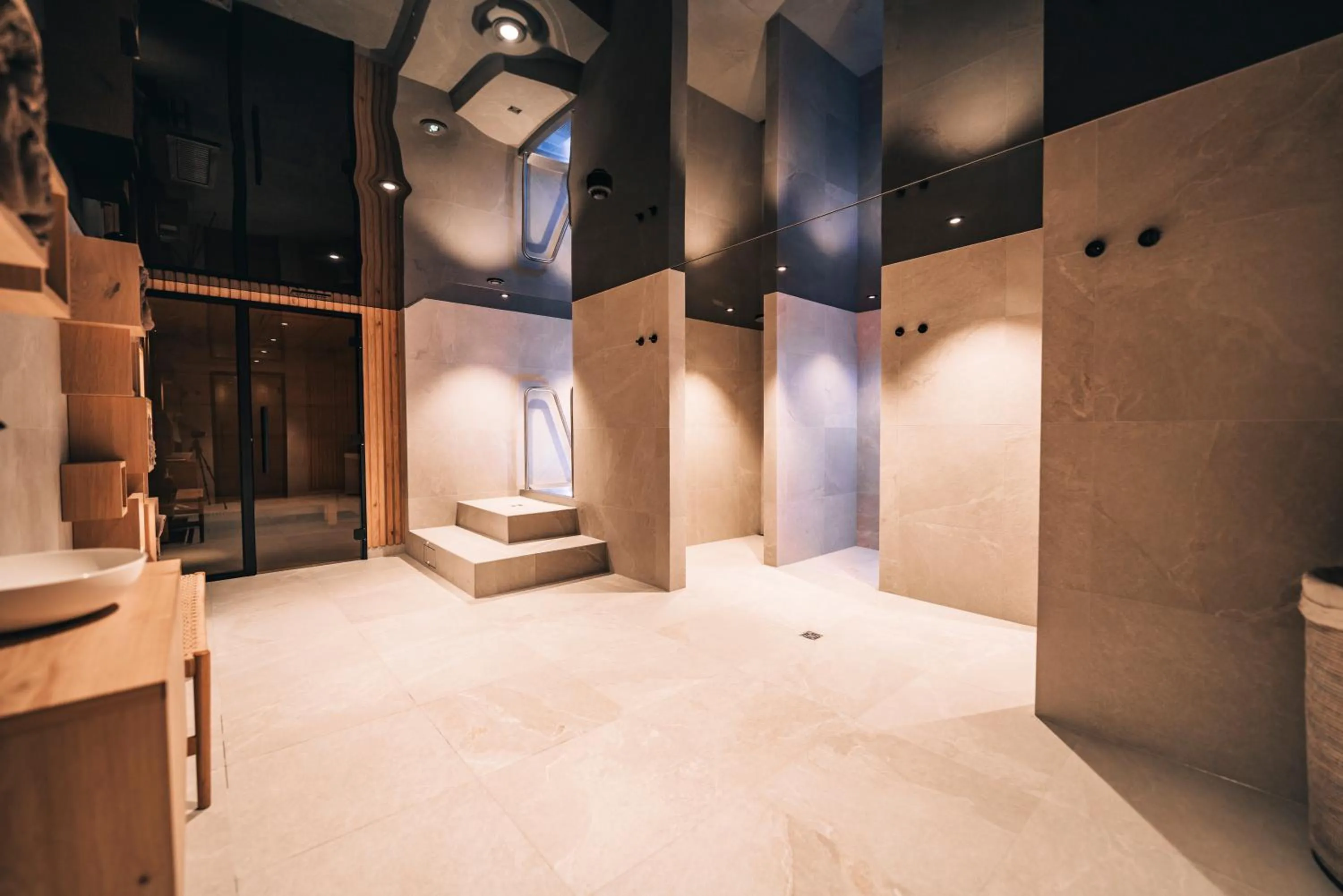 Bed in Swiss Alpine Hotel Allalin