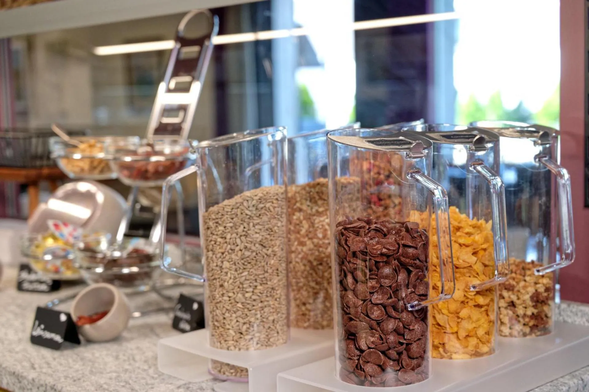 Buffet breakfast in Arca Aparthotel & Spa