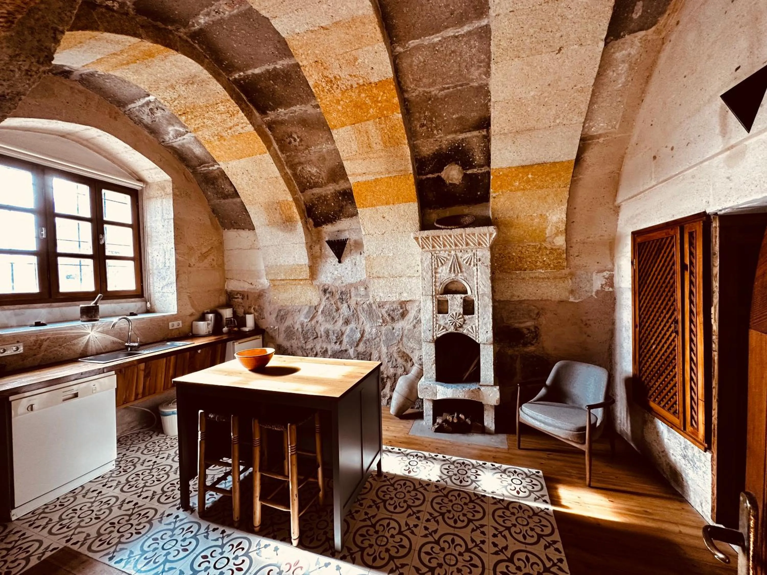 Kitchen or kitchenette in Les Maisons De Cappadoce