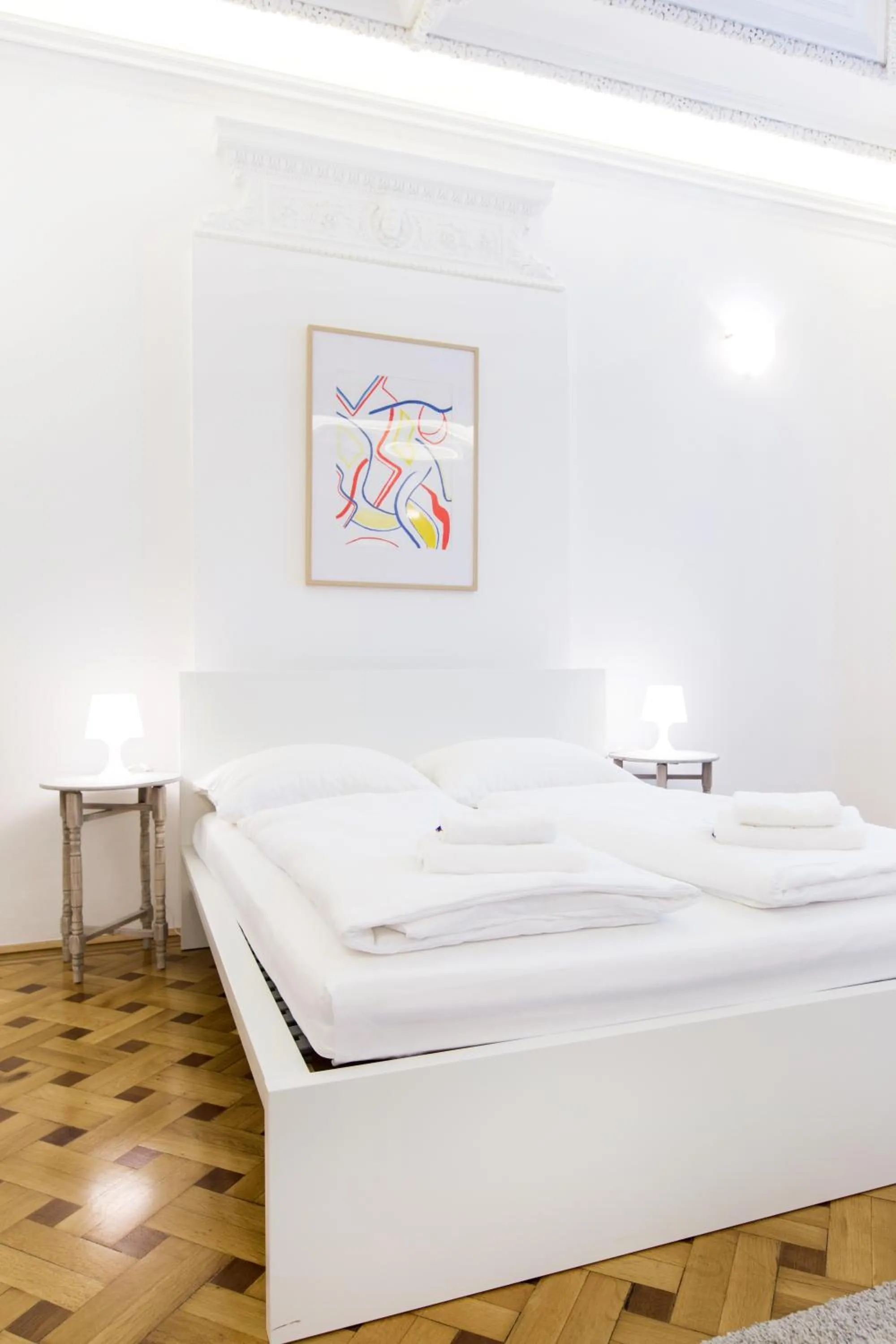 Bedroom, Bed in HeyMi Apartments in City Center