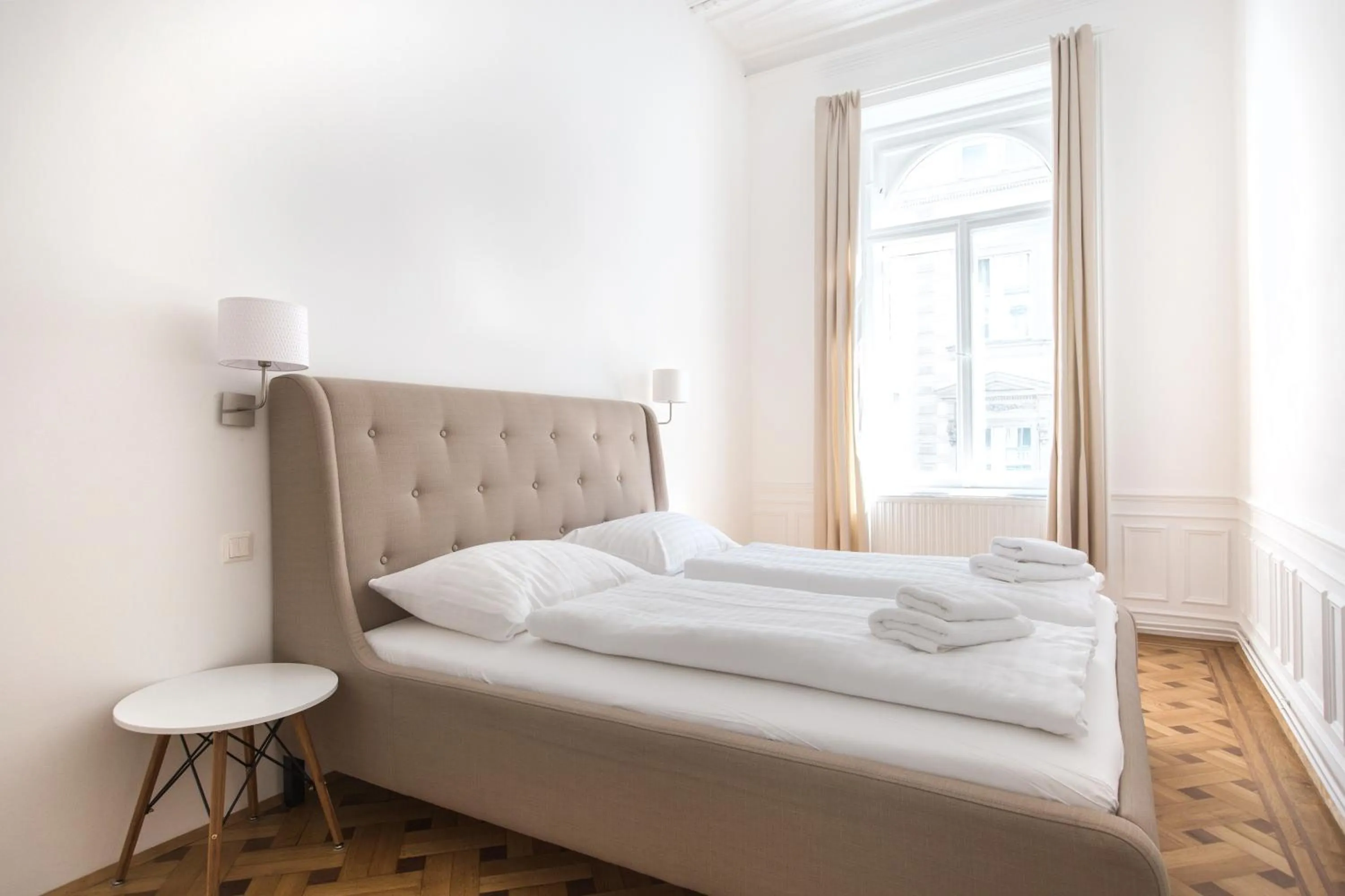 Bedroom, Bed in HeyMi Apartments in City Center