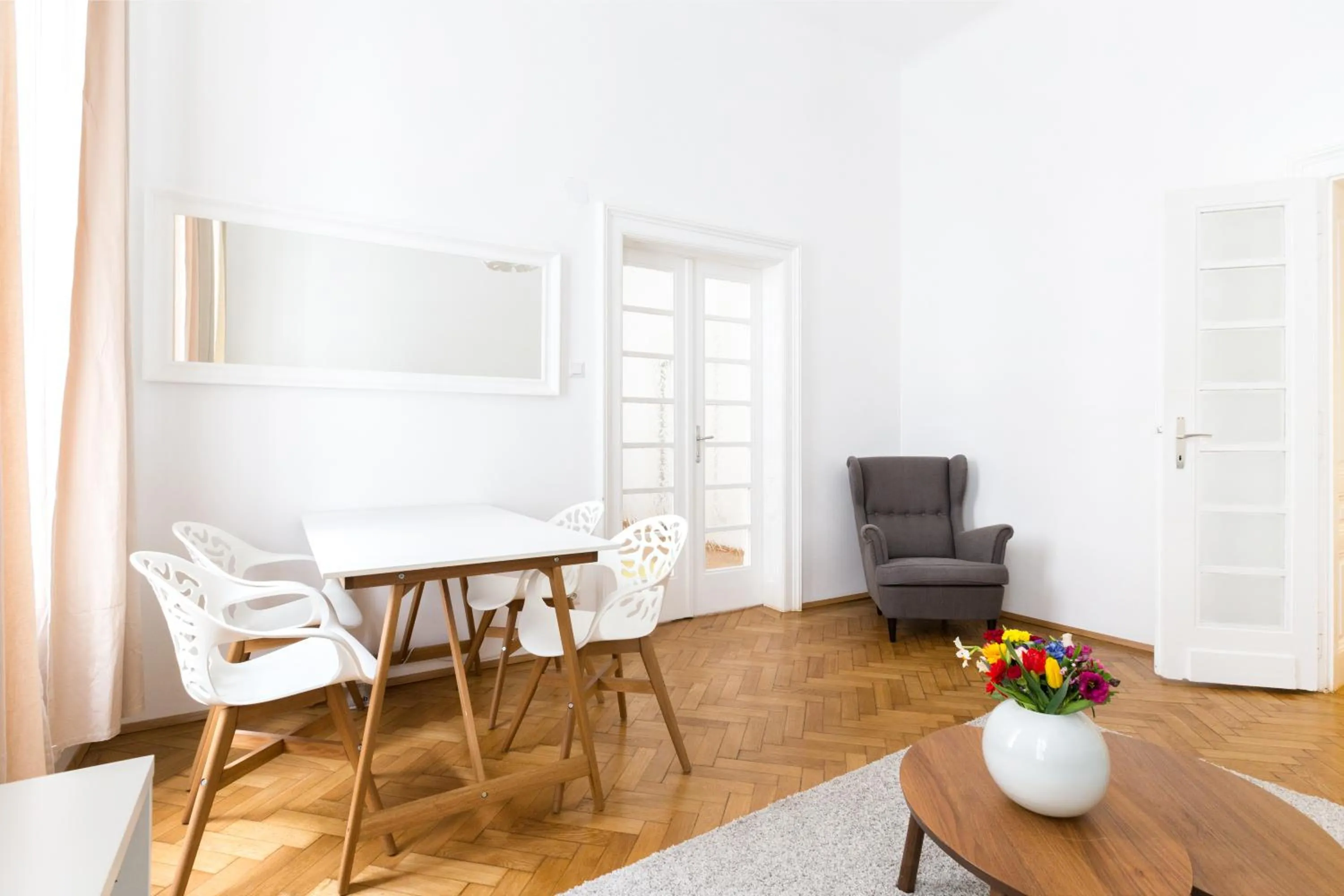 Living room in HeyMi Apartments in City Center