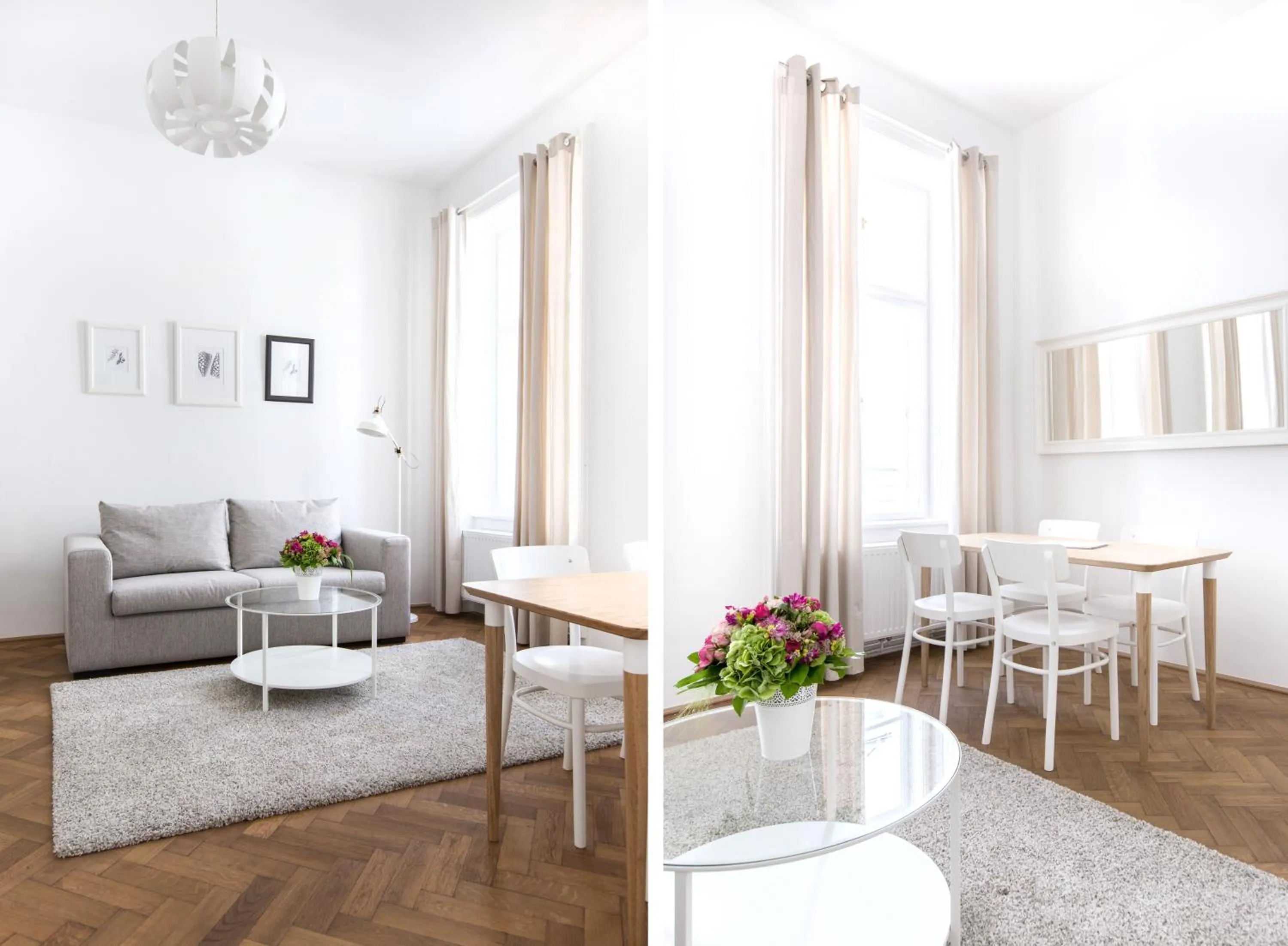 Seating area in HeyMi Apartments in City Center