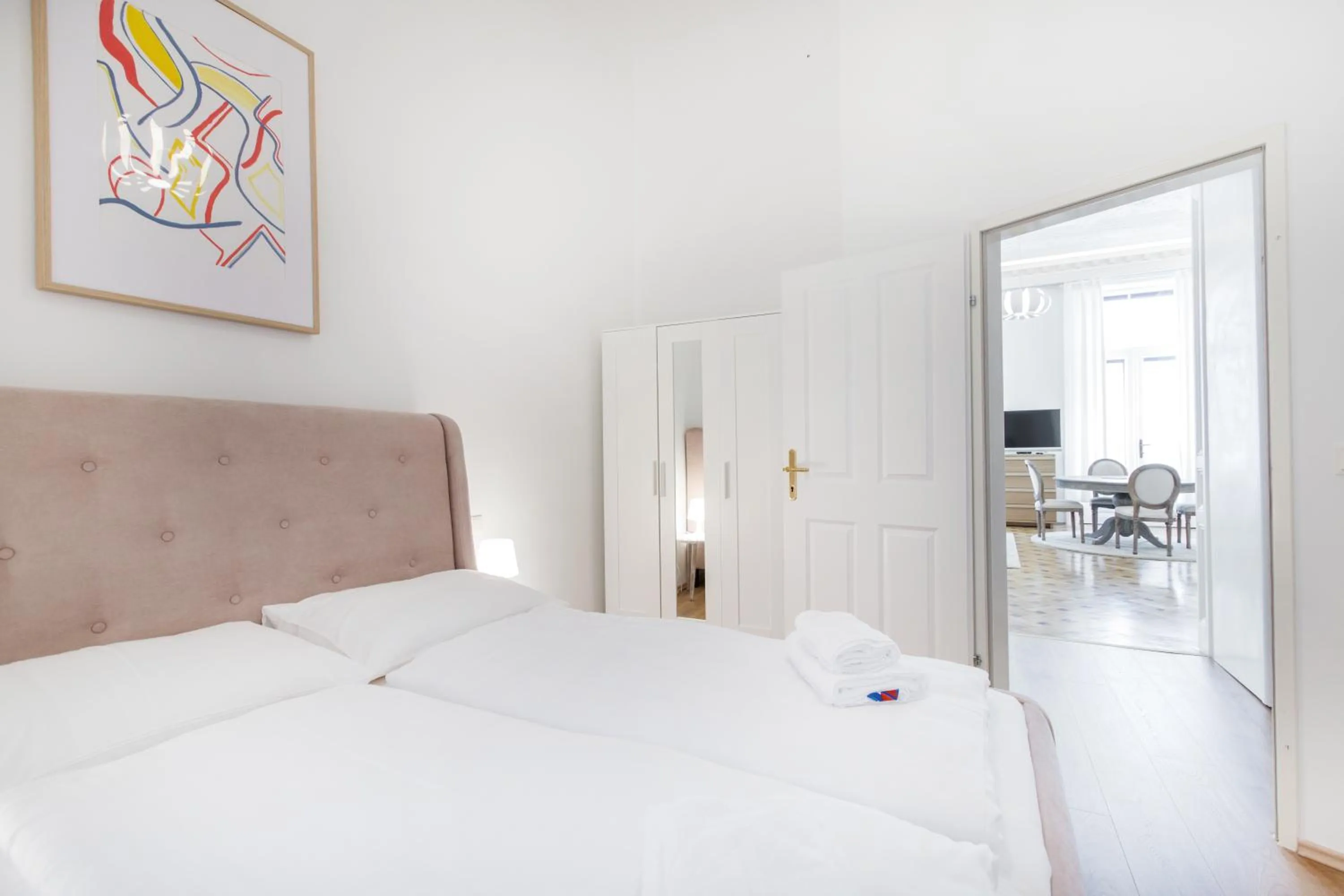 Bedroom, Bed in HeyMi Apartments in City Center