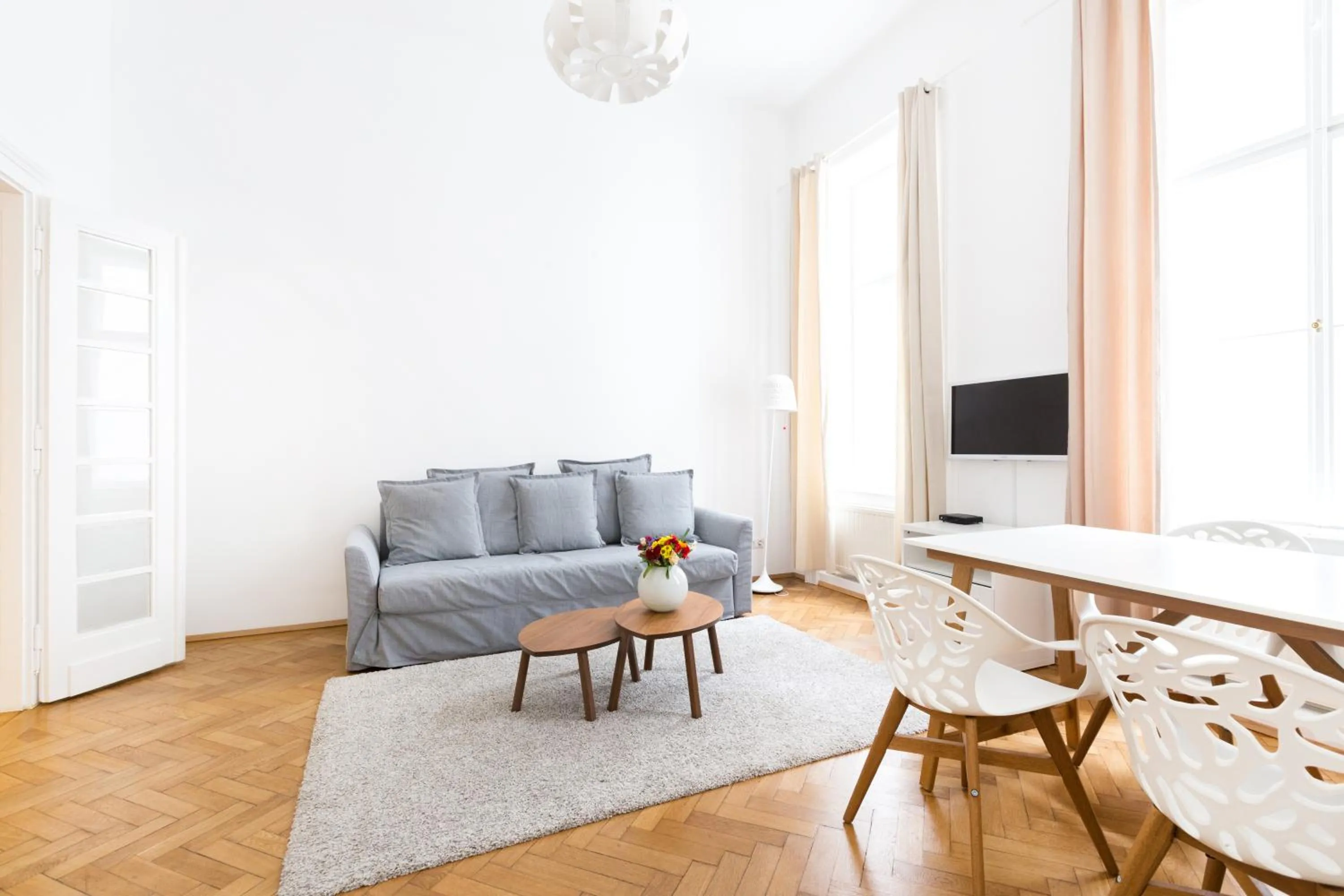 Living room in HeyMi Apartments in City Center