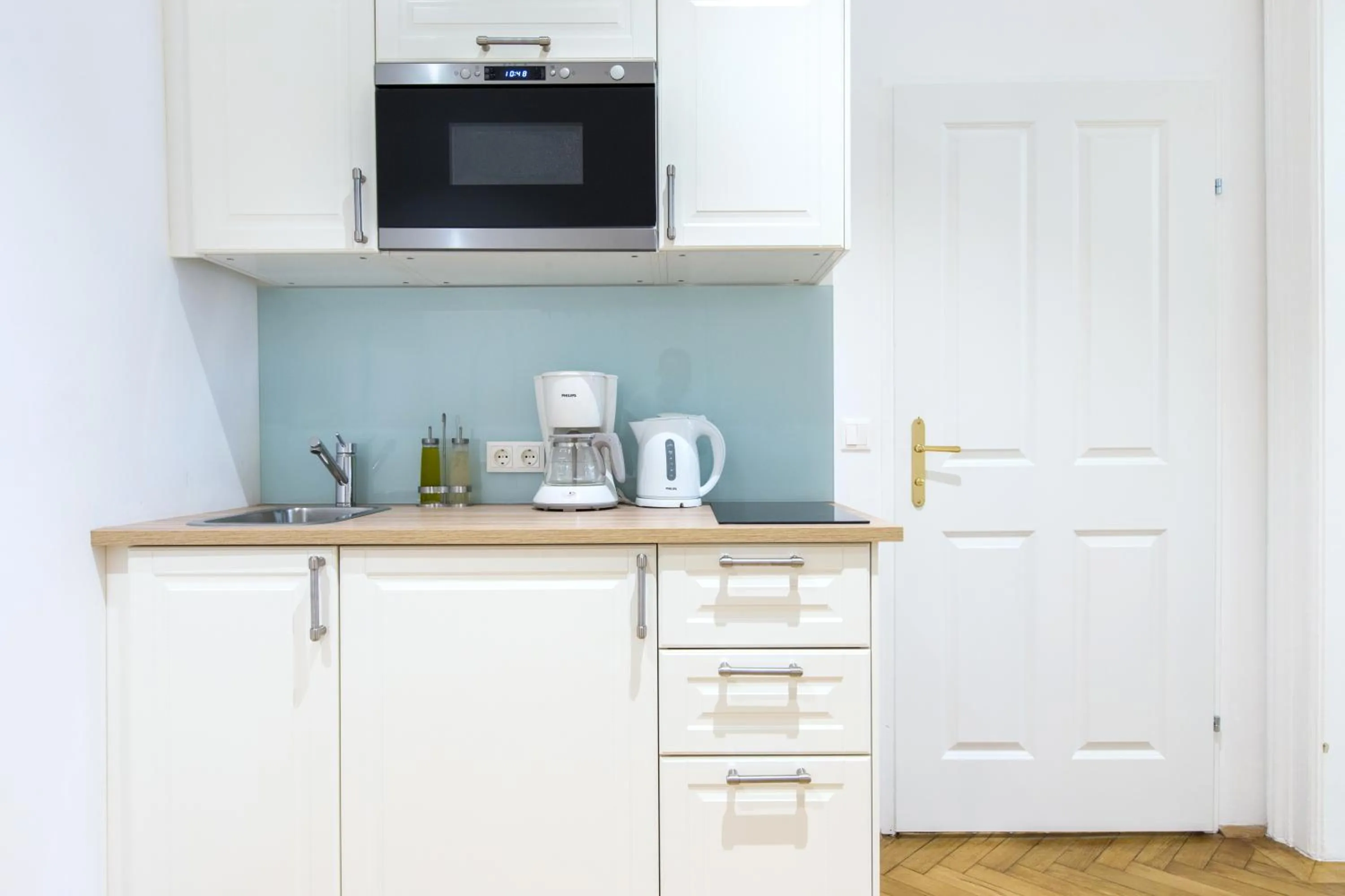 Kitchen or kitchenette in HeyMi Apartments in City Center