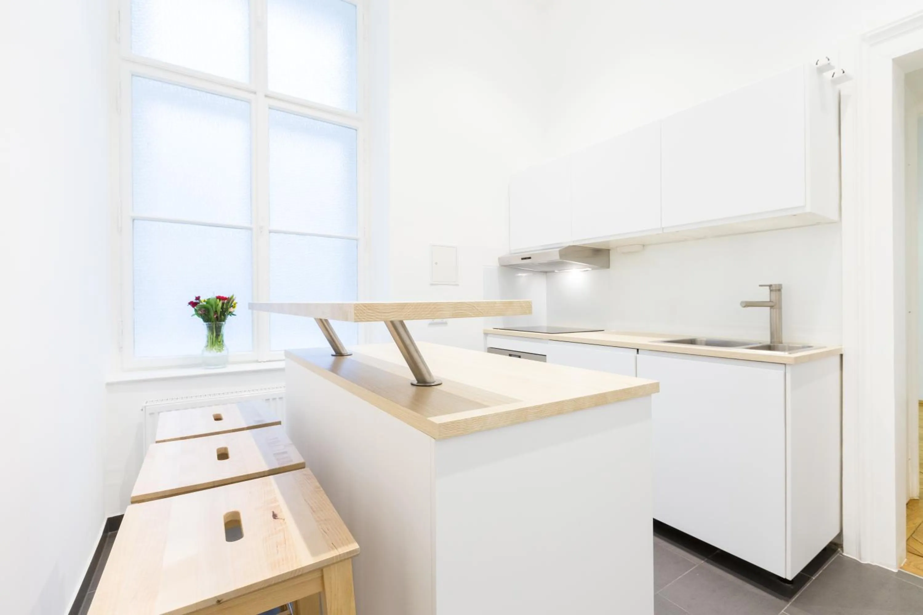 kitchen in HeyMi Apartments in City Center