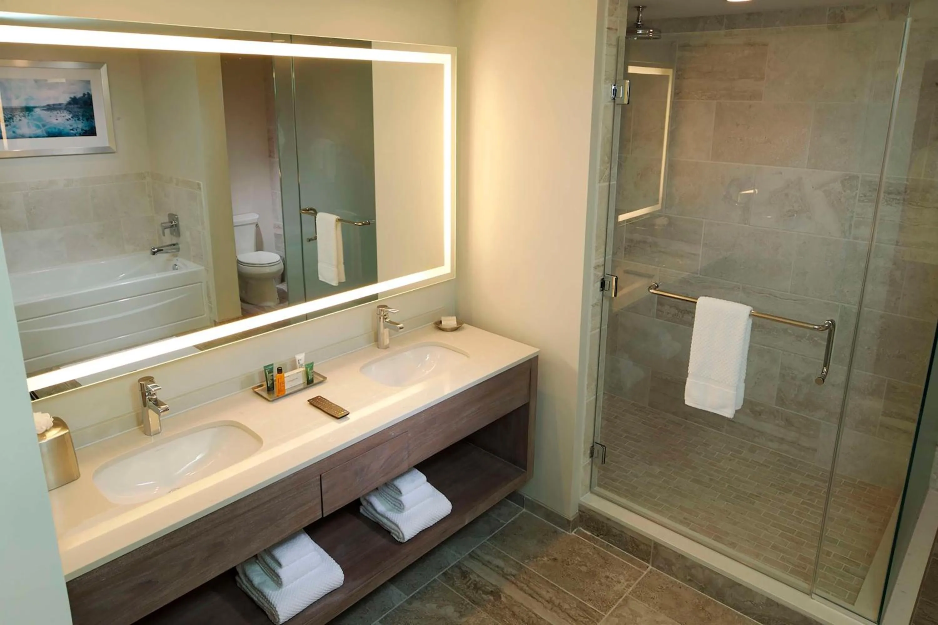 Bathroom in Hilton Grand Vacations Club Ocean Oak Resort Hilton Head