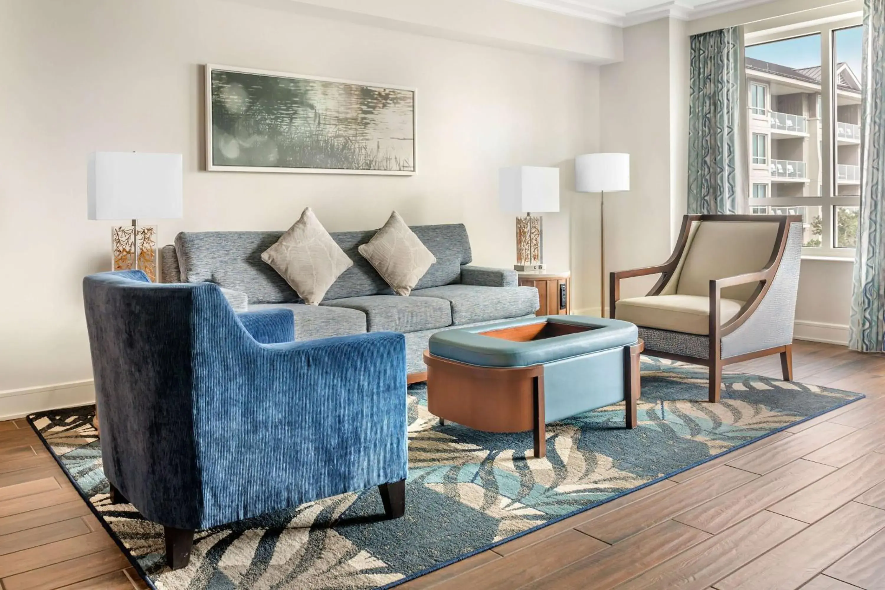 Two-Bedroom Suite with Sofa Bed and Ocean View in Hilton Grand Vacations Club Ocean Oak Resort Hilton Head Two-Bedroom Suite with Sofa Bed and Ocean View in Hilton Grand Vacations Club Ocean Oak Resort Hilton Head