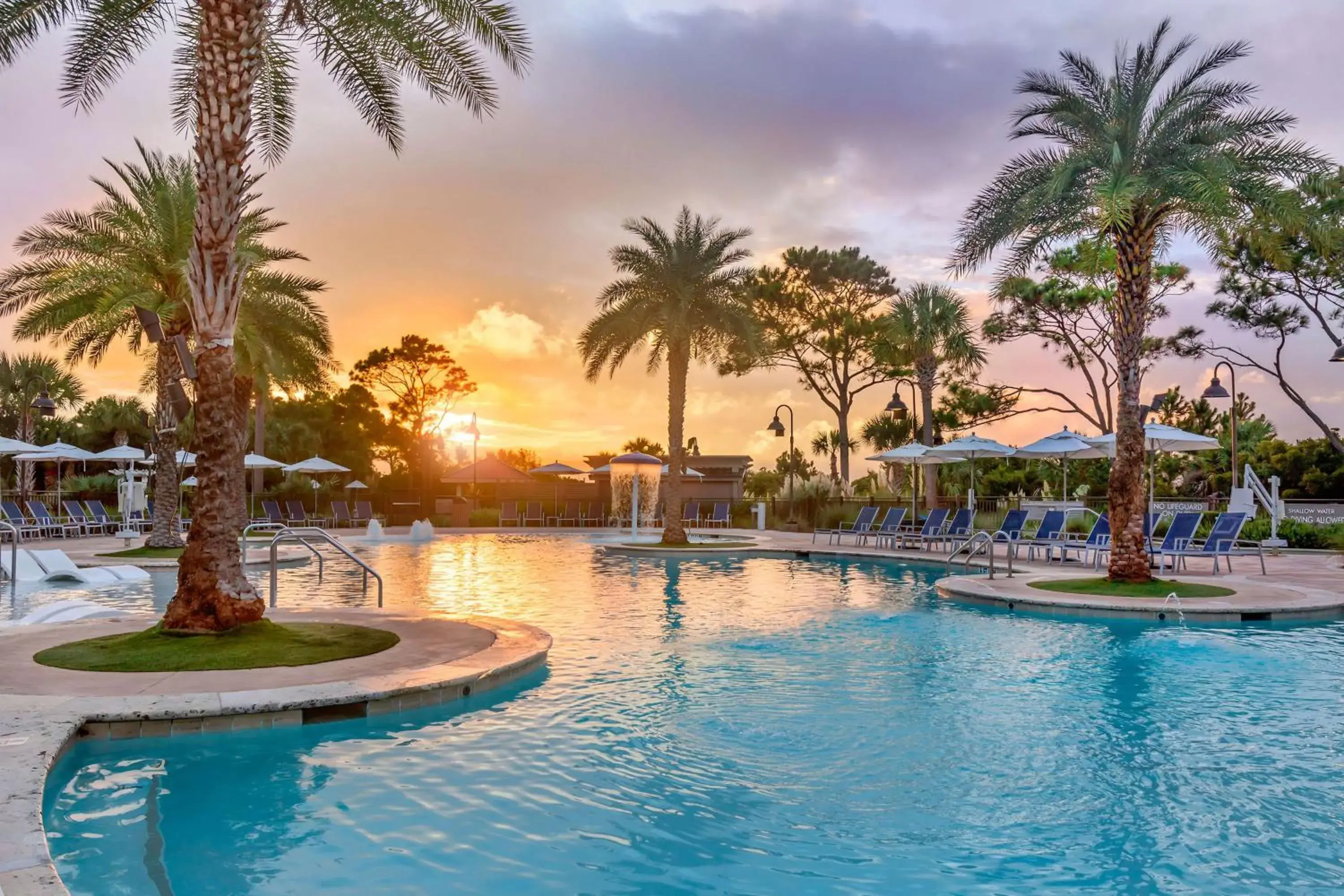 Pool view in Hilton Grand Vacations Club Ocean Oak Resort Hilton Head Pool view in Hilton Grand Vacations Club Ocean Oak Resort Hilton Head