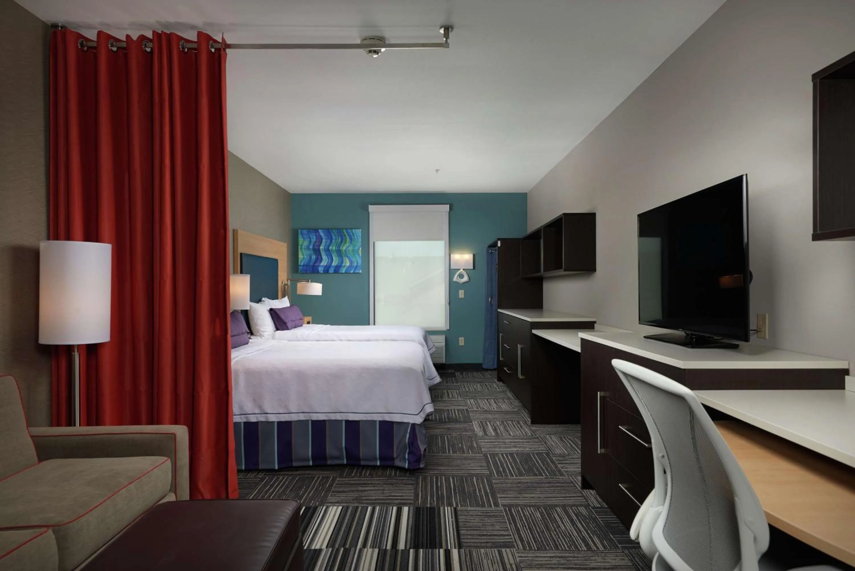 Bedroom, Bed in Home2 Suites By Hilton Muskogee