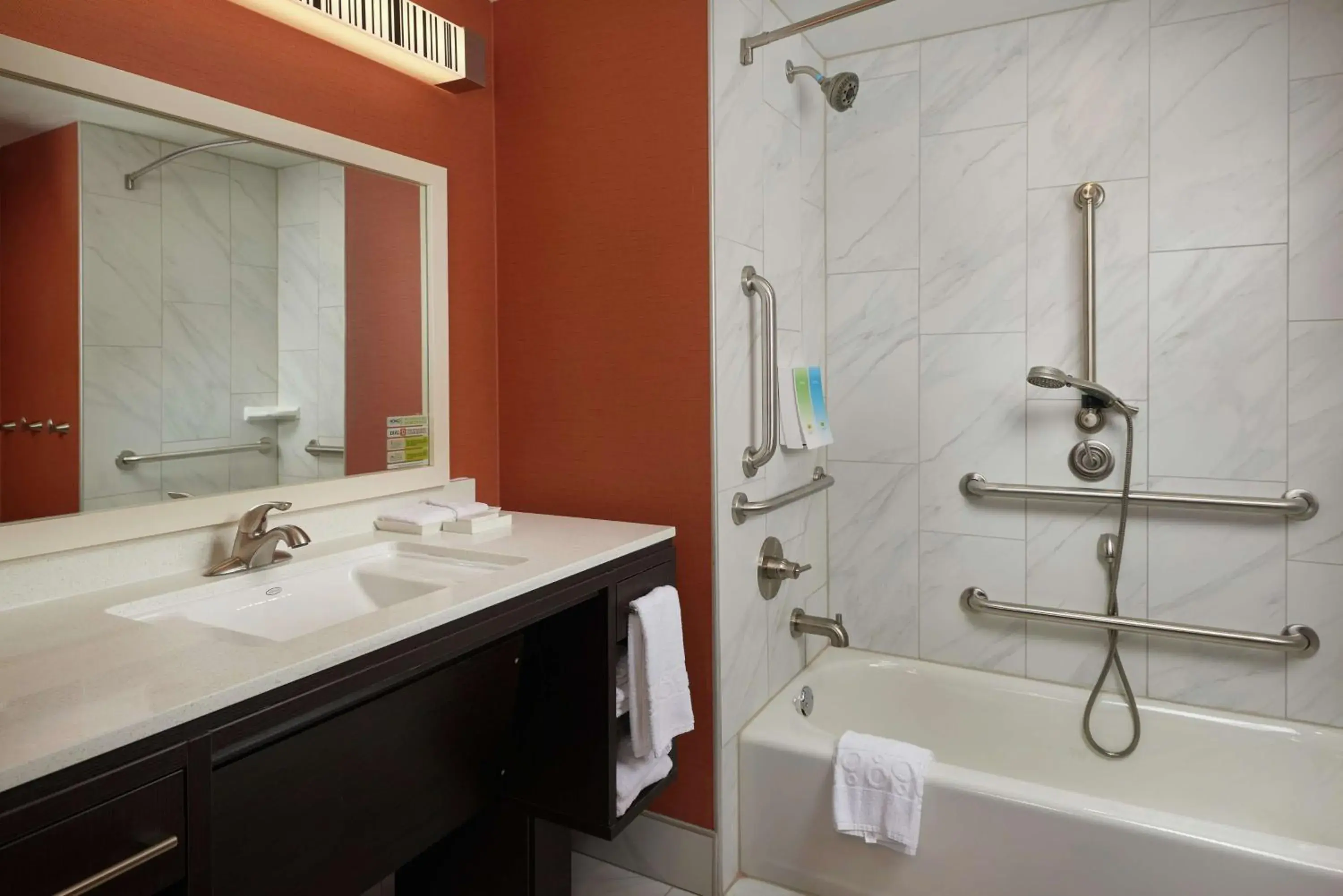 Bathroom in Home2 Suites By Hilton Muskogee Bathroom in Home2 Suites By Hilton Muskogee