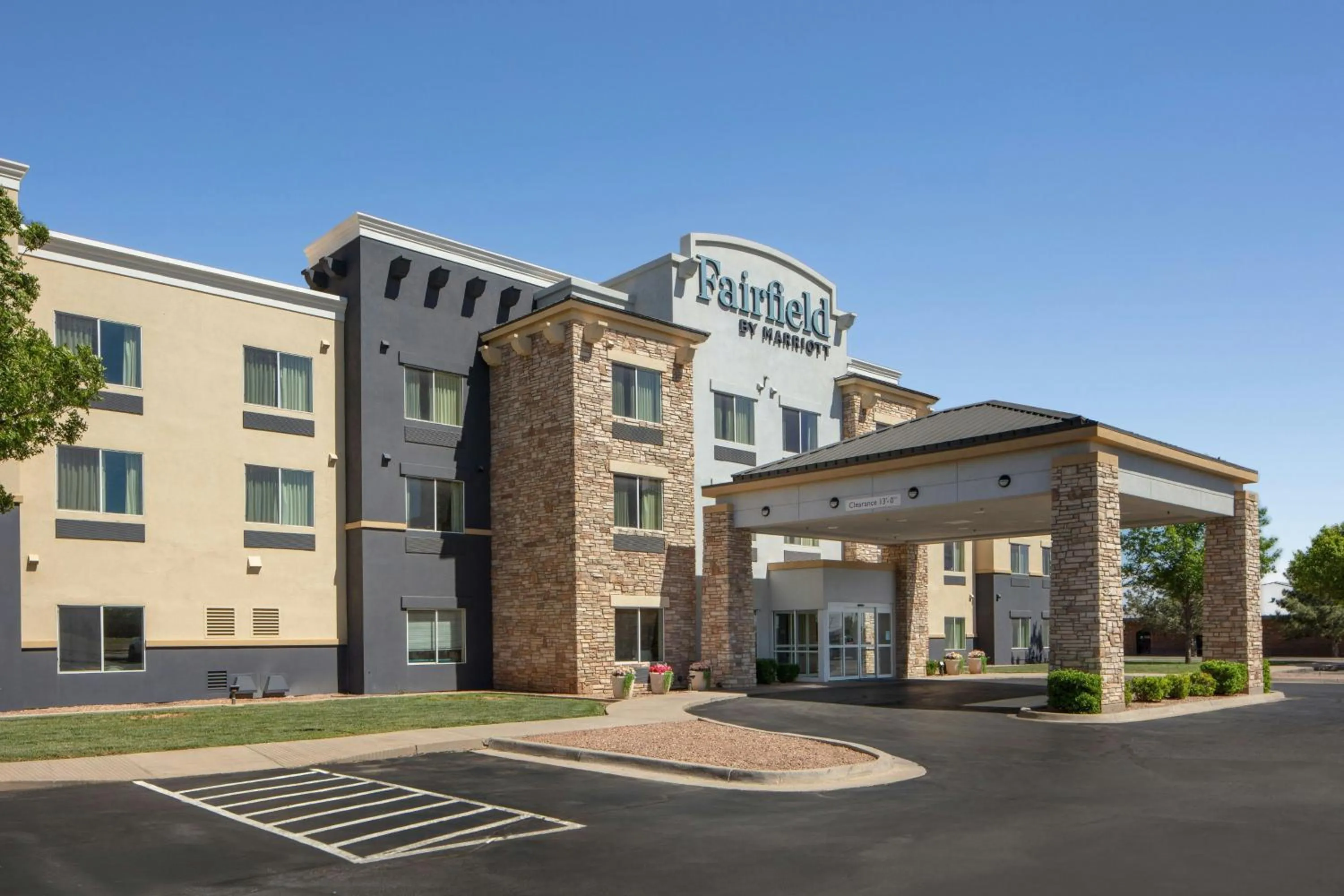 Property building in Fairfield Inn & Suites Clovis