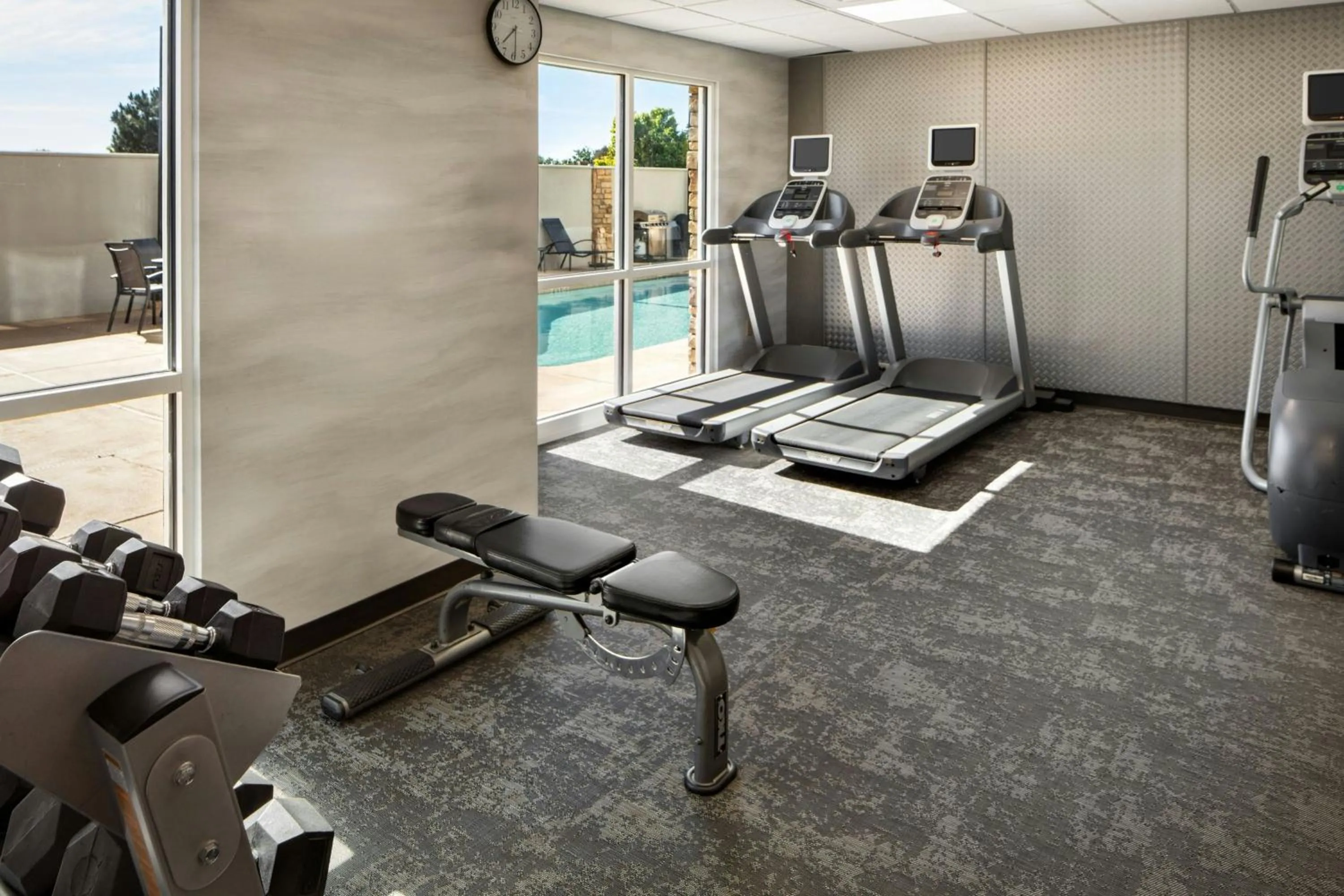 Fitness centre/facilities in Fairfield Inn & Suites Clovis